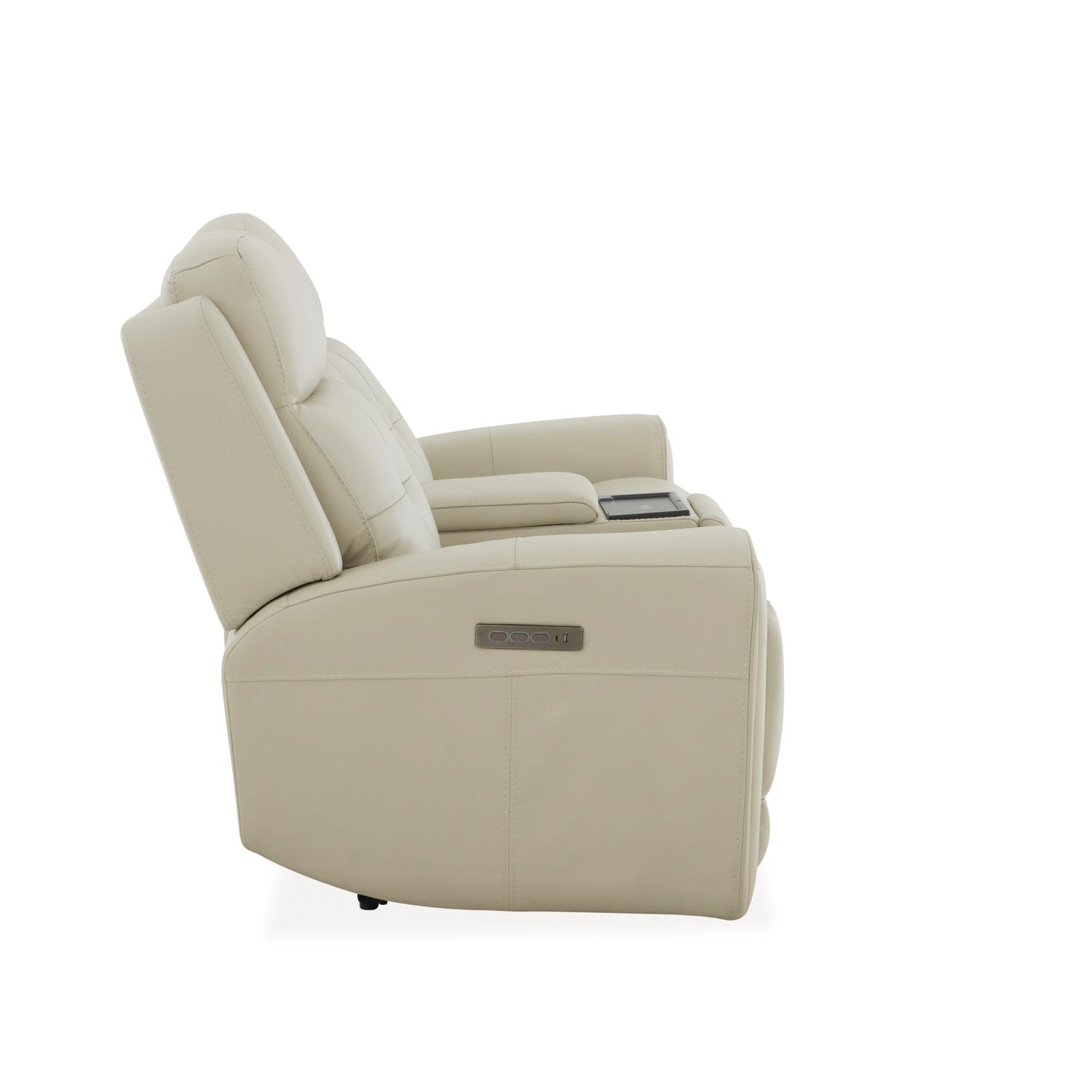 Carrington Loveseat w/Console P3 & ZG in Baja Stone - Luxury Home Furniture (MI)