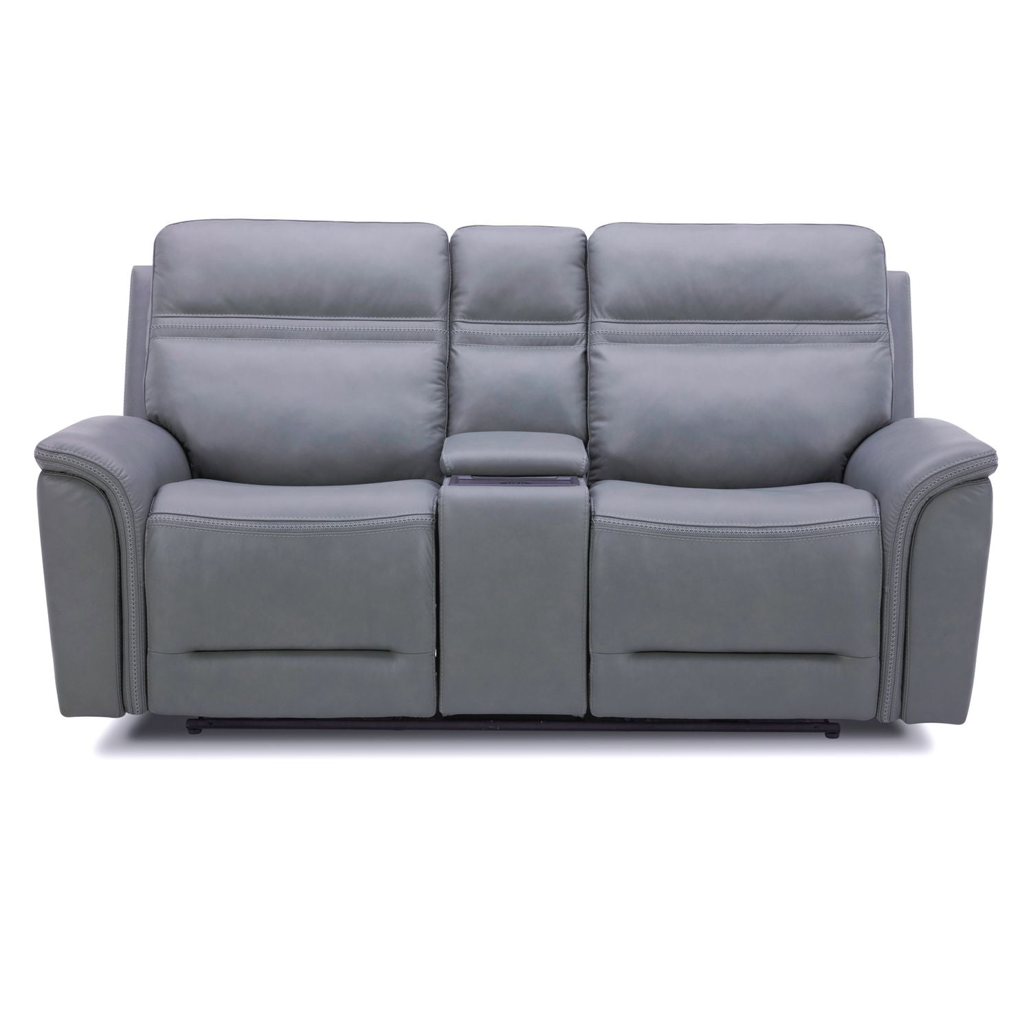 Cooper Loveseat w/Console P3 & ZG in Blue Gray - Luxury Home Furniture (MI)