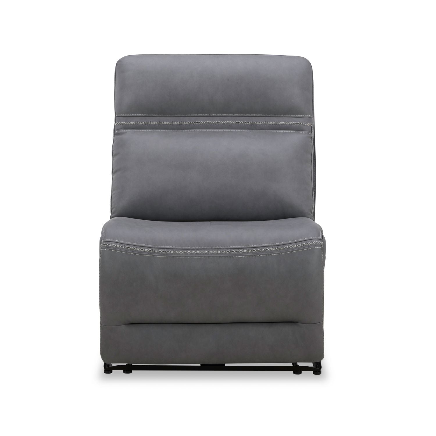 Cooper Armless Recliner P3 & ZG - Blue Gray image