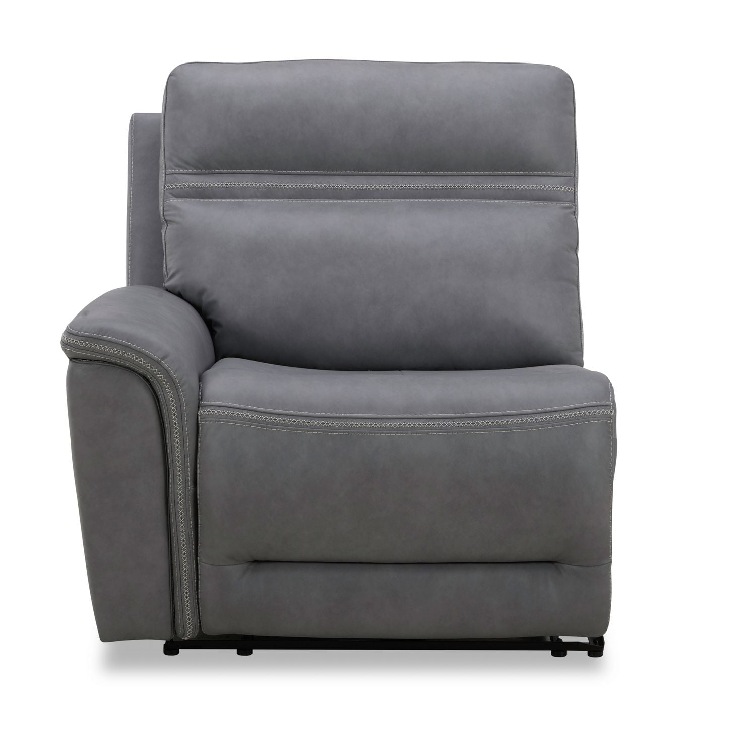 Cooper L Arm Recliner P3 & ZG - Blue Gray