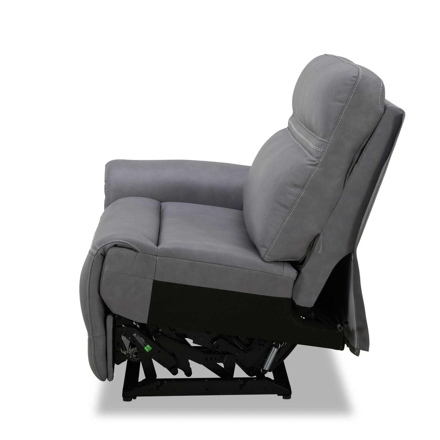 Cooper L Arm Recliner P3 & ZG - Blue Gray