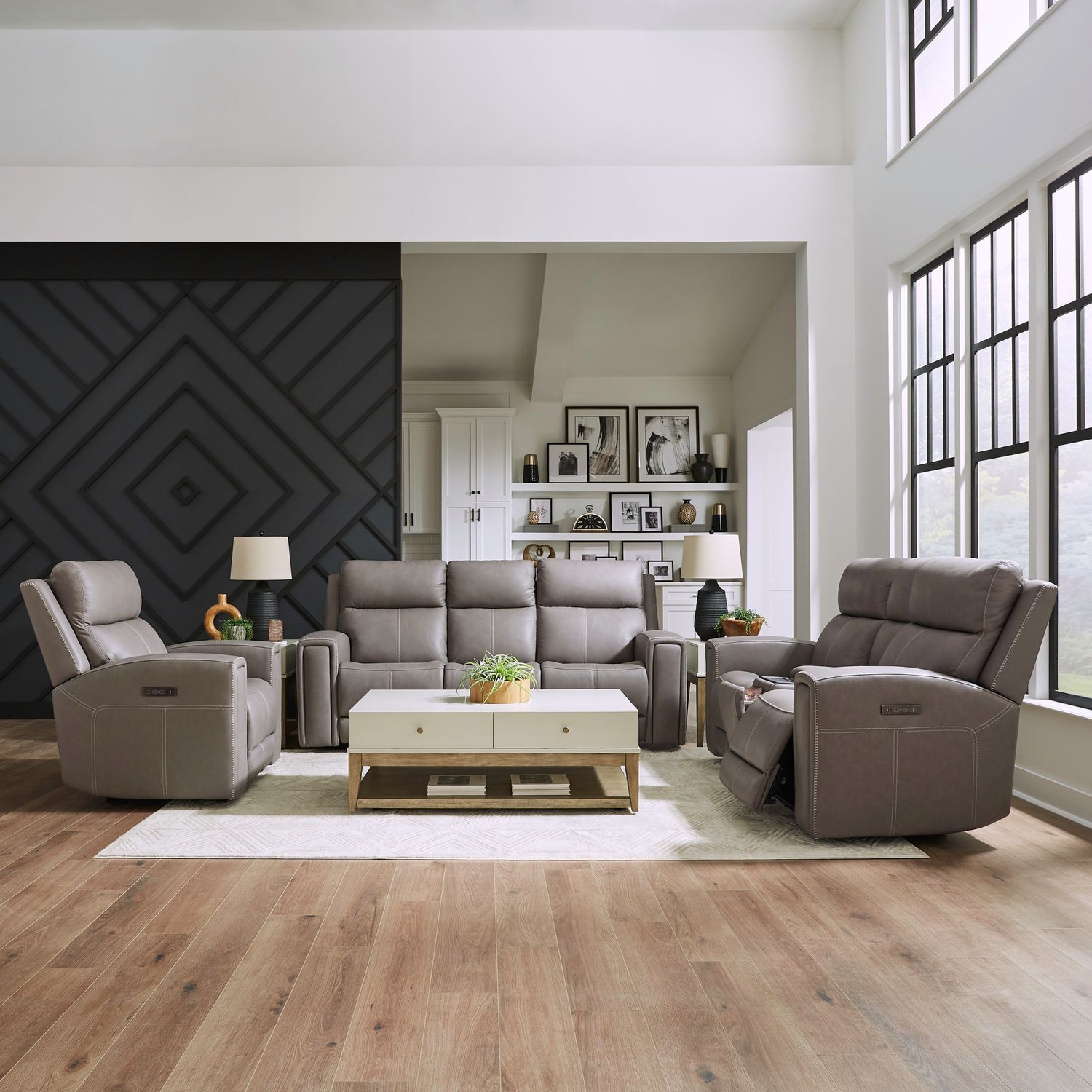 Camden Sofa w/ Loveseat & Recliner image