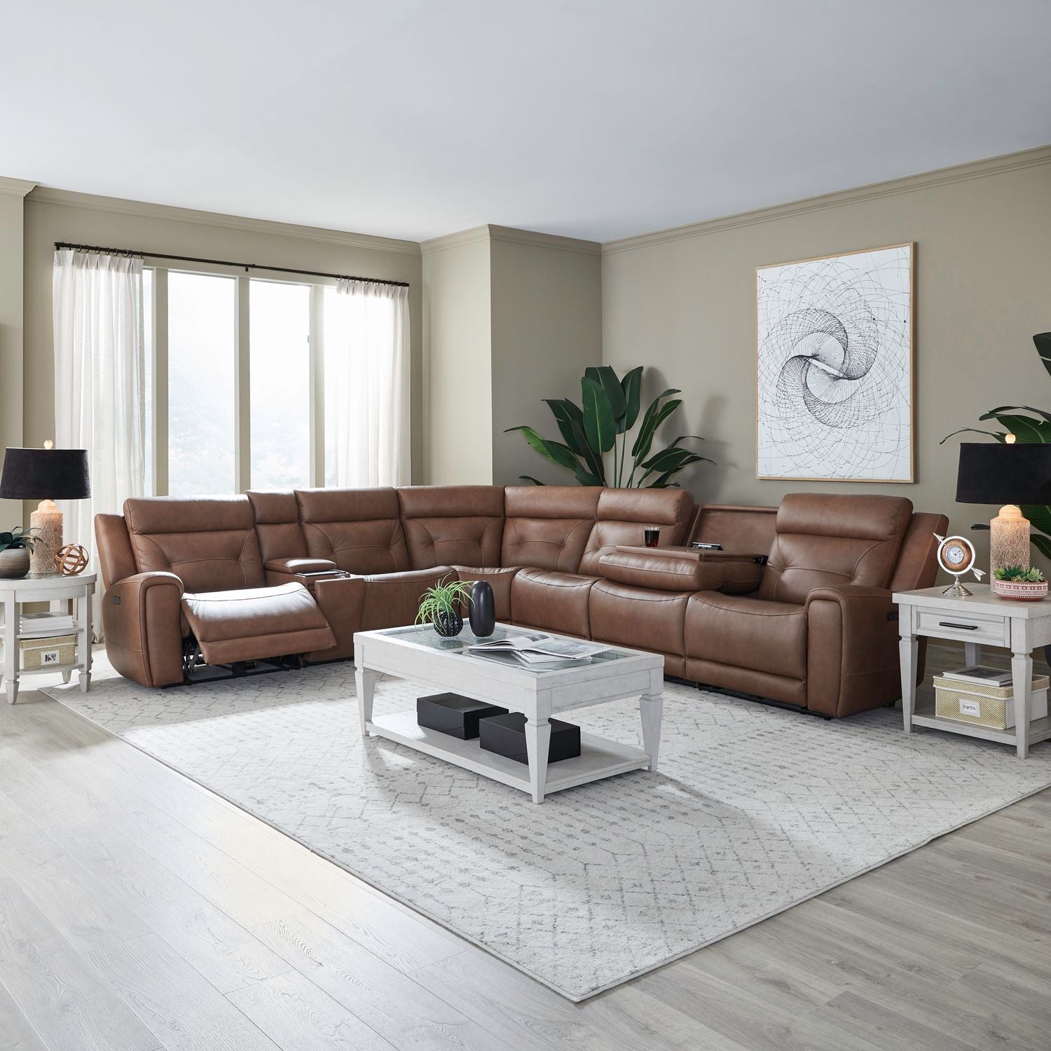 Beckham 7 Piece Sectional - Luxury Home Furniture (MI)