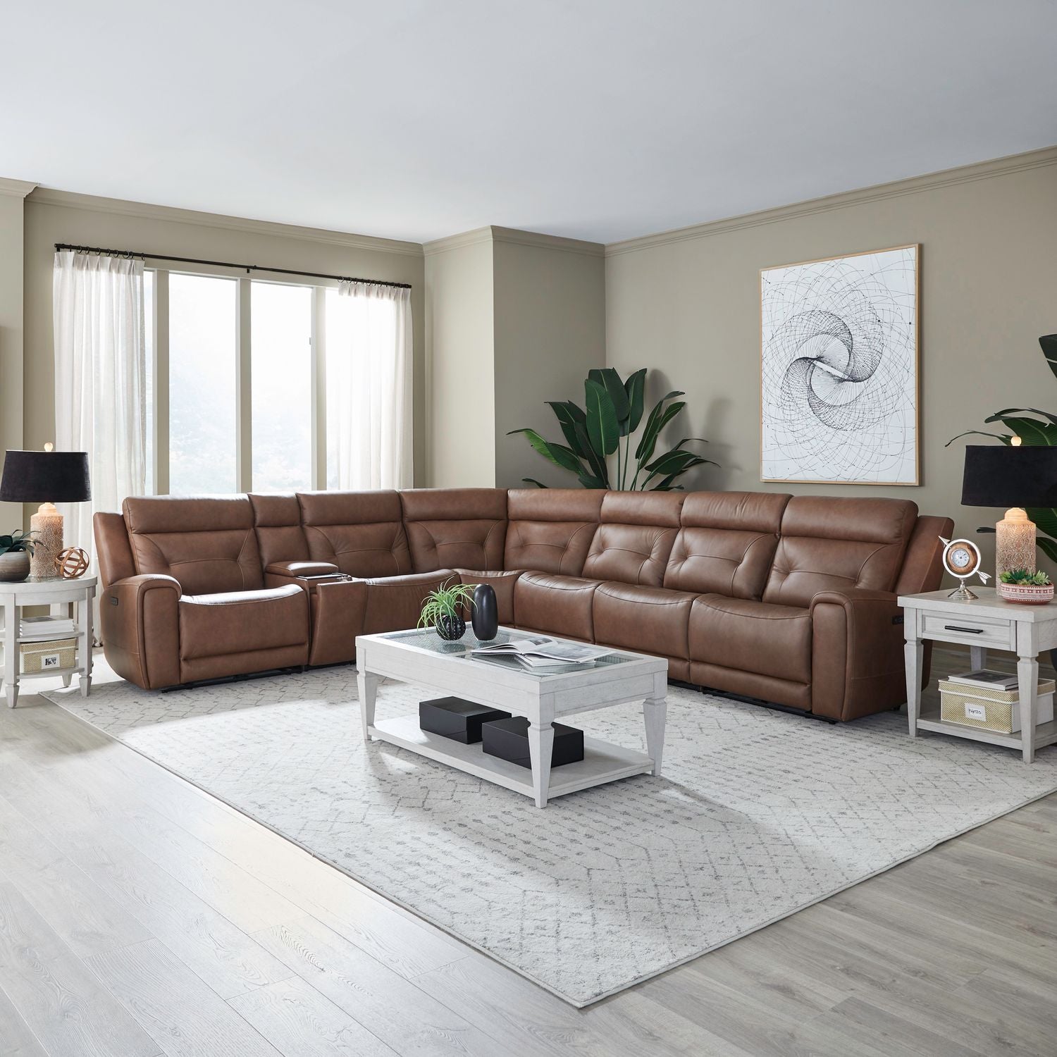 Beckham 7 Piece Sectional image