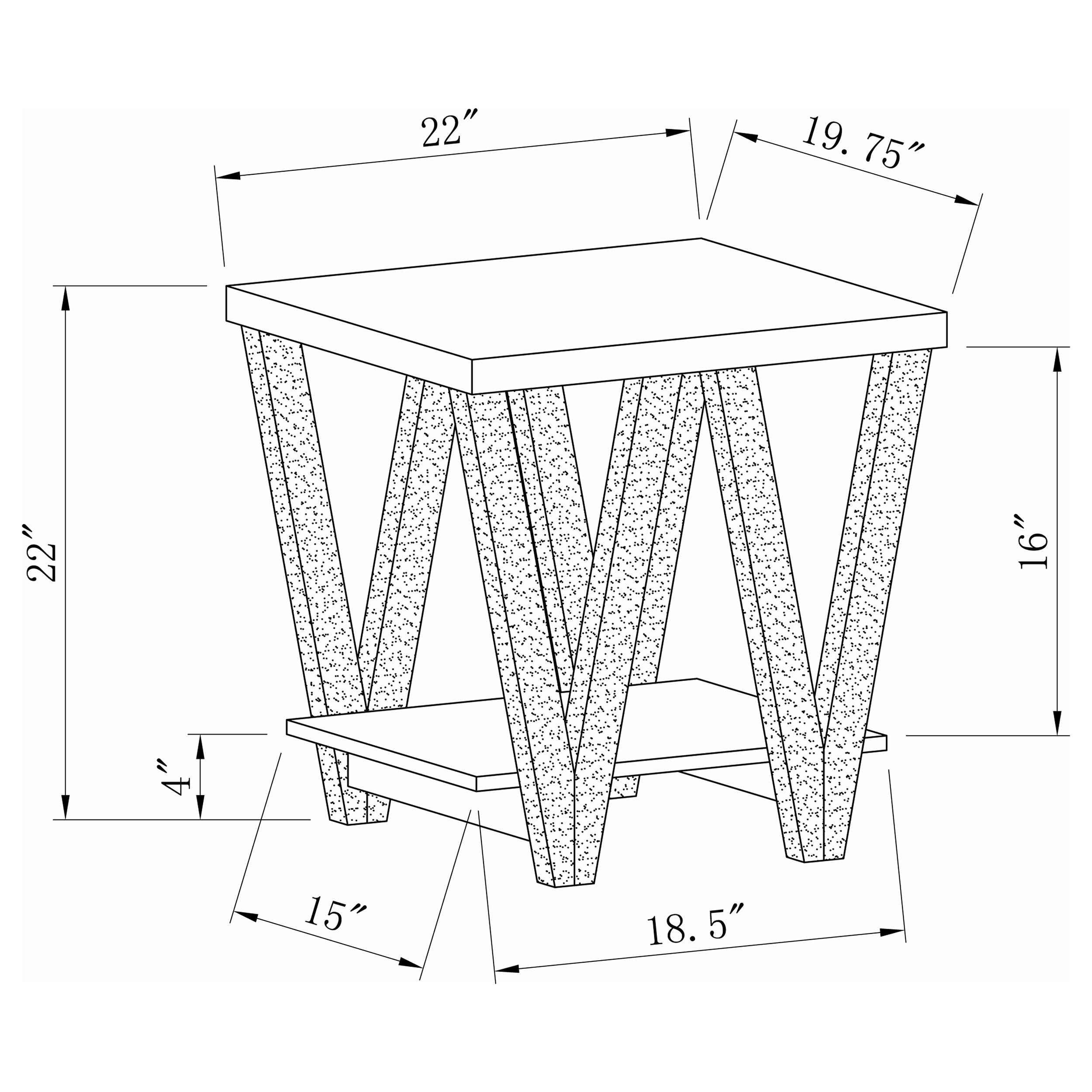 Stevens End & Side Table