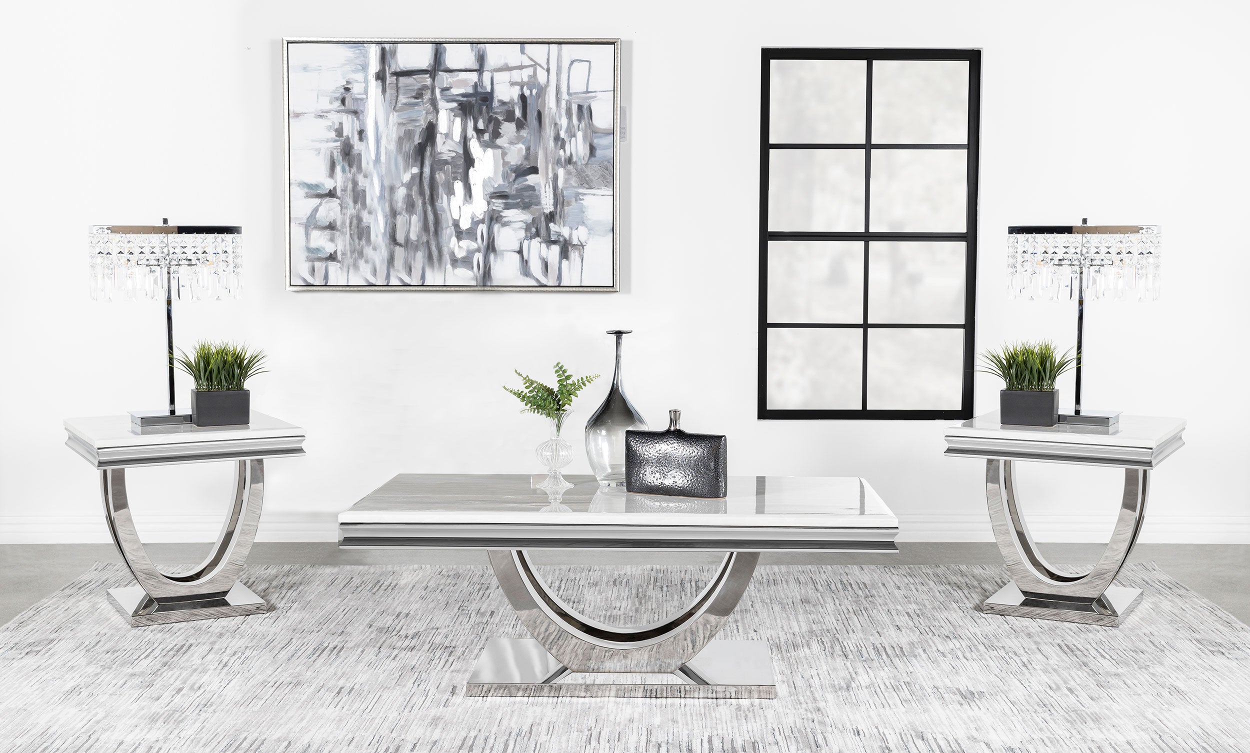 Kerwin Coffee Table Sets - Luxury Home Furniture (MI)