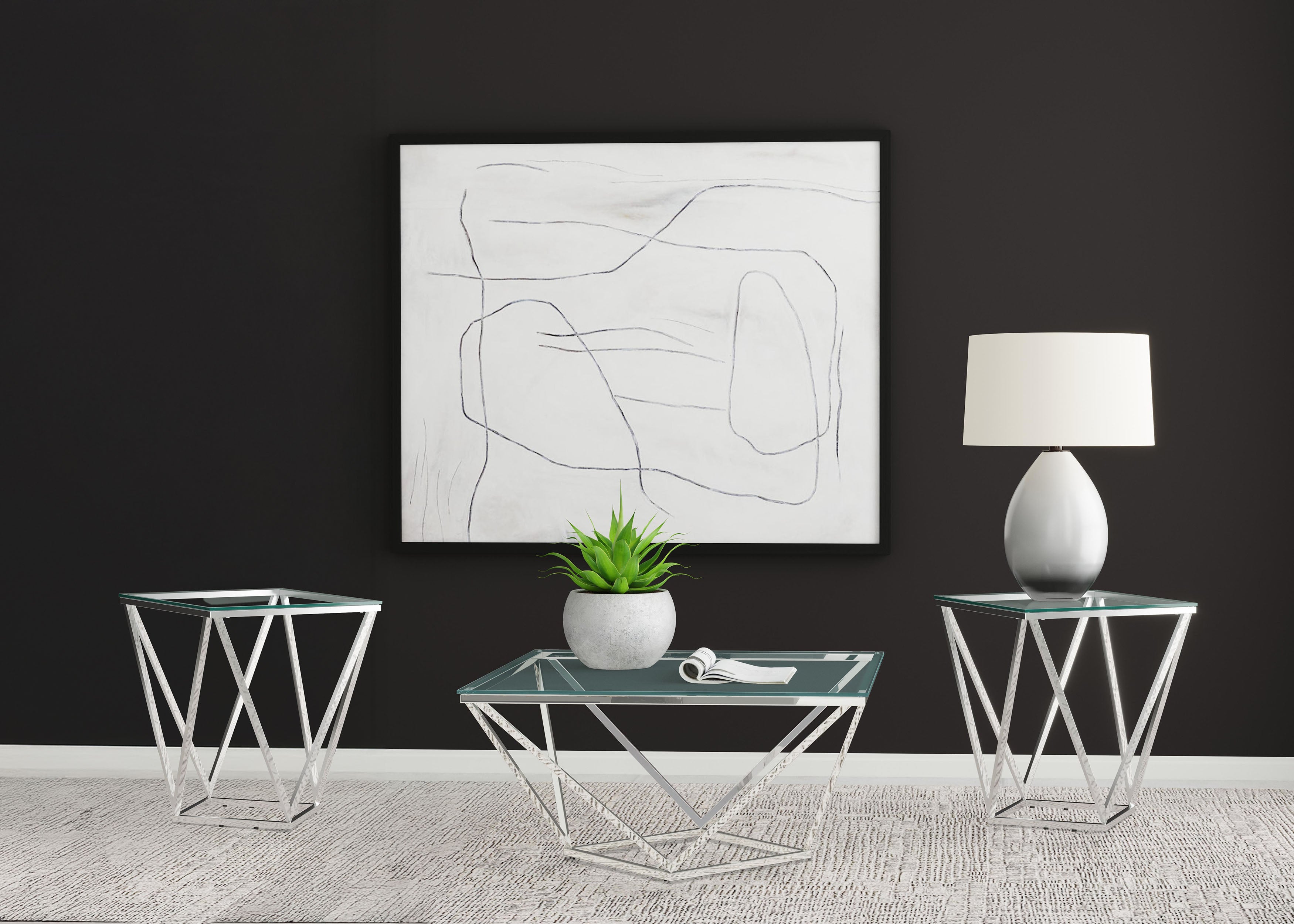 Brittania Coffee Table Sets - Luxury Home Furniture (MI)