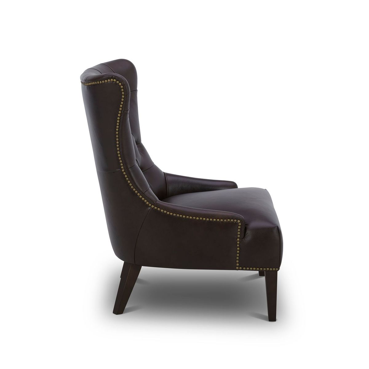 Liberty Furniture Garrison Leather Accent Chair in Brown - Luxury Home Furniture (MI)