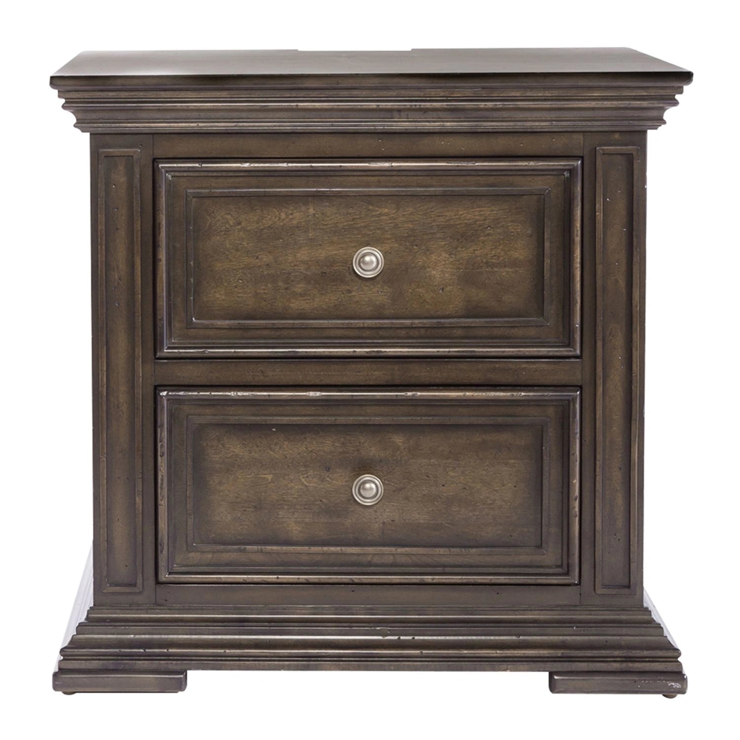 Big Valley 2 Drawer Night Stand w/ Charging Station image