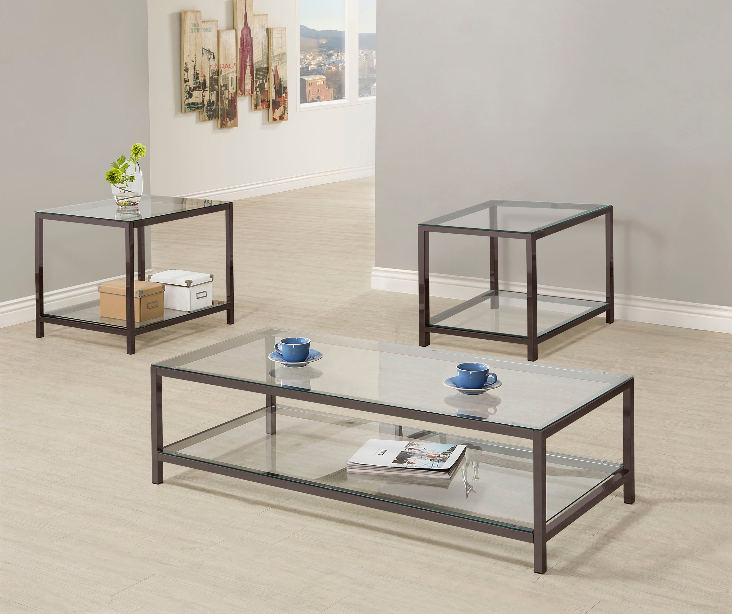 Trini Coffee Table Sets - Luxury Home Furniture (MI)