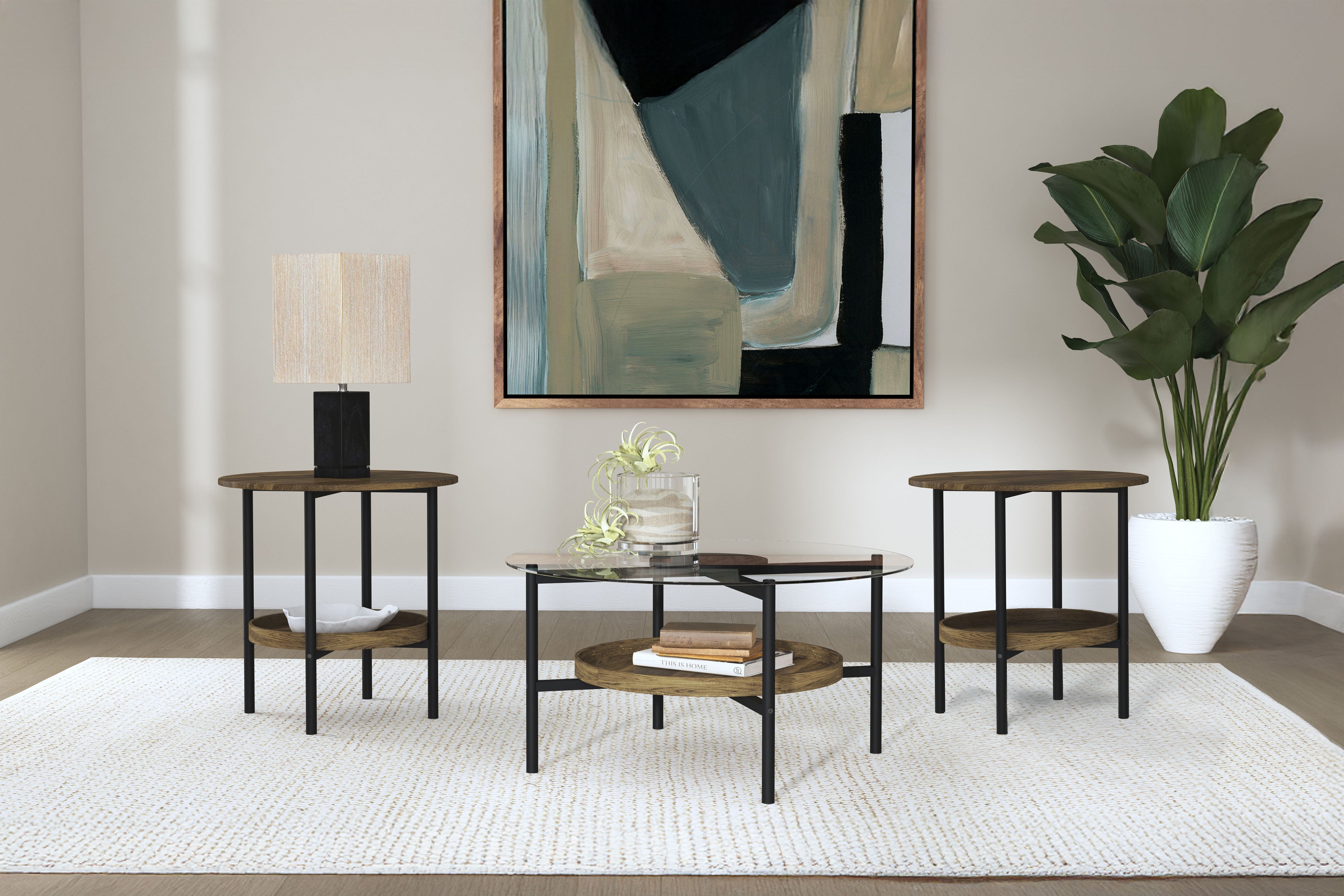 Delfin Coffee Table Sets - Luxury Home Furniture (MI)