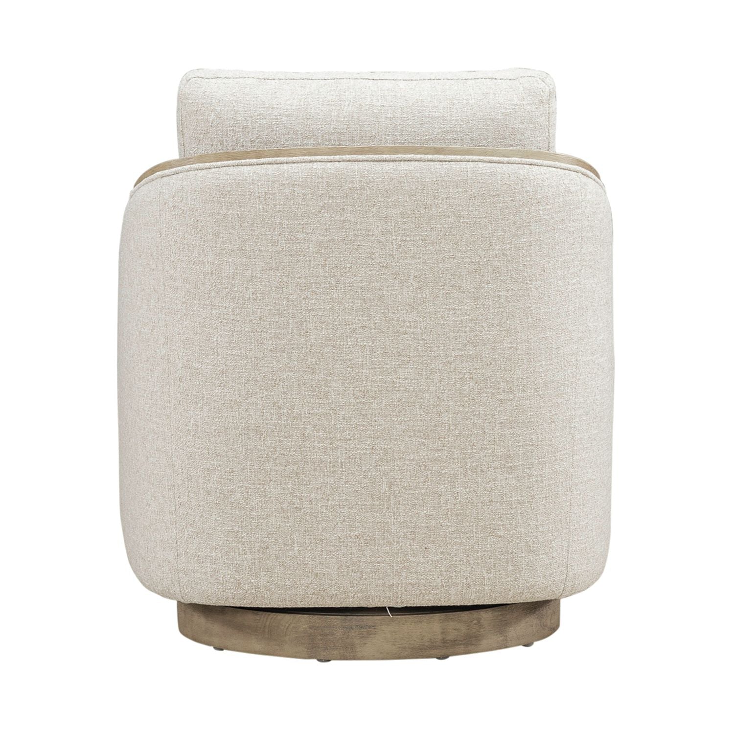 Nora Uph Swivel Accent Chair - Light Brown image