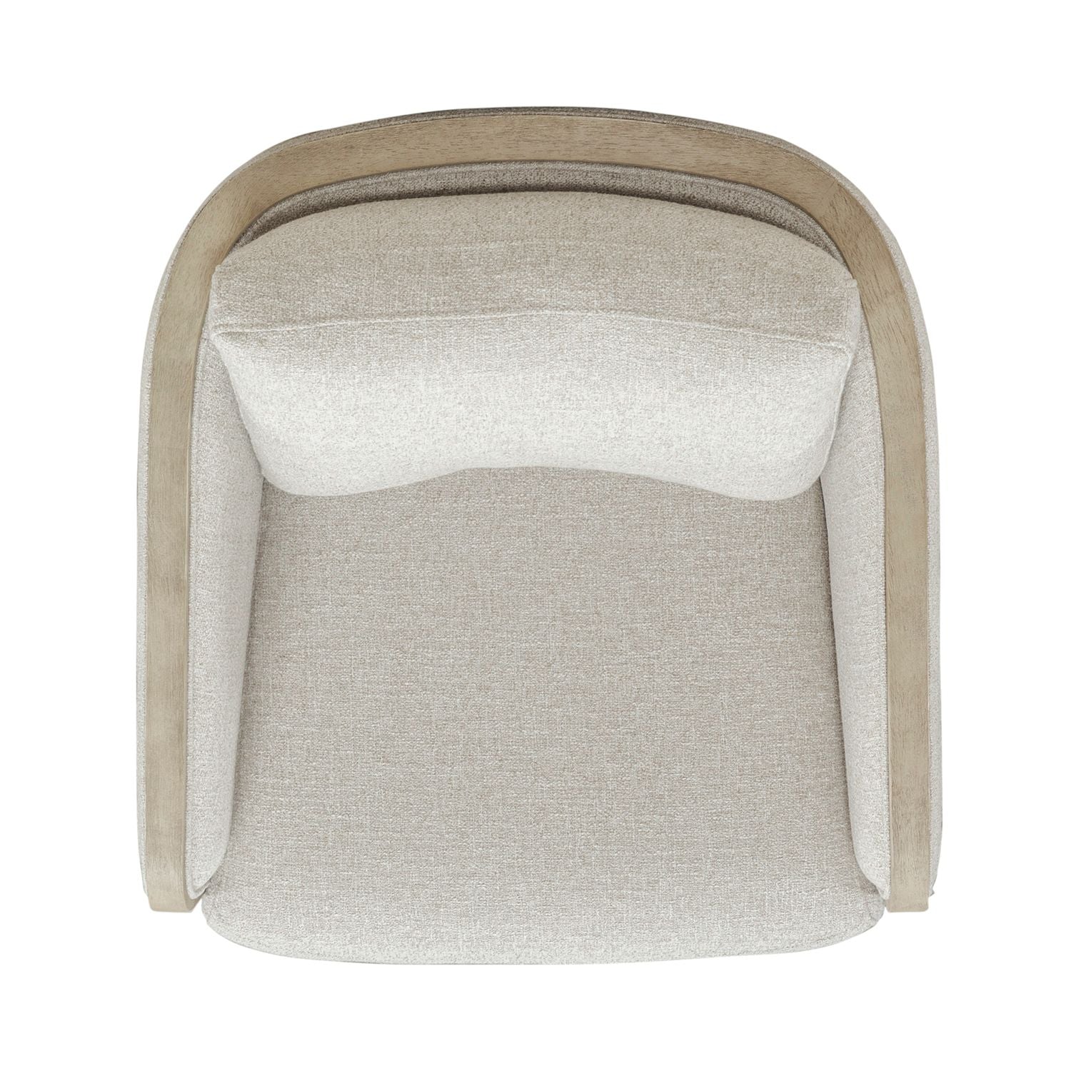 Nora Uph Swivel Accent Chair - Light Brown image
