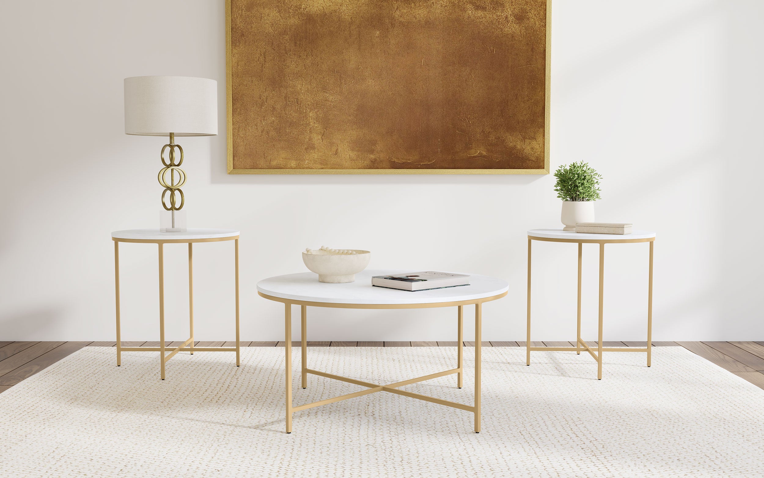 Ellison Coffee Table Sets - Luxury Home Furniture (MI)