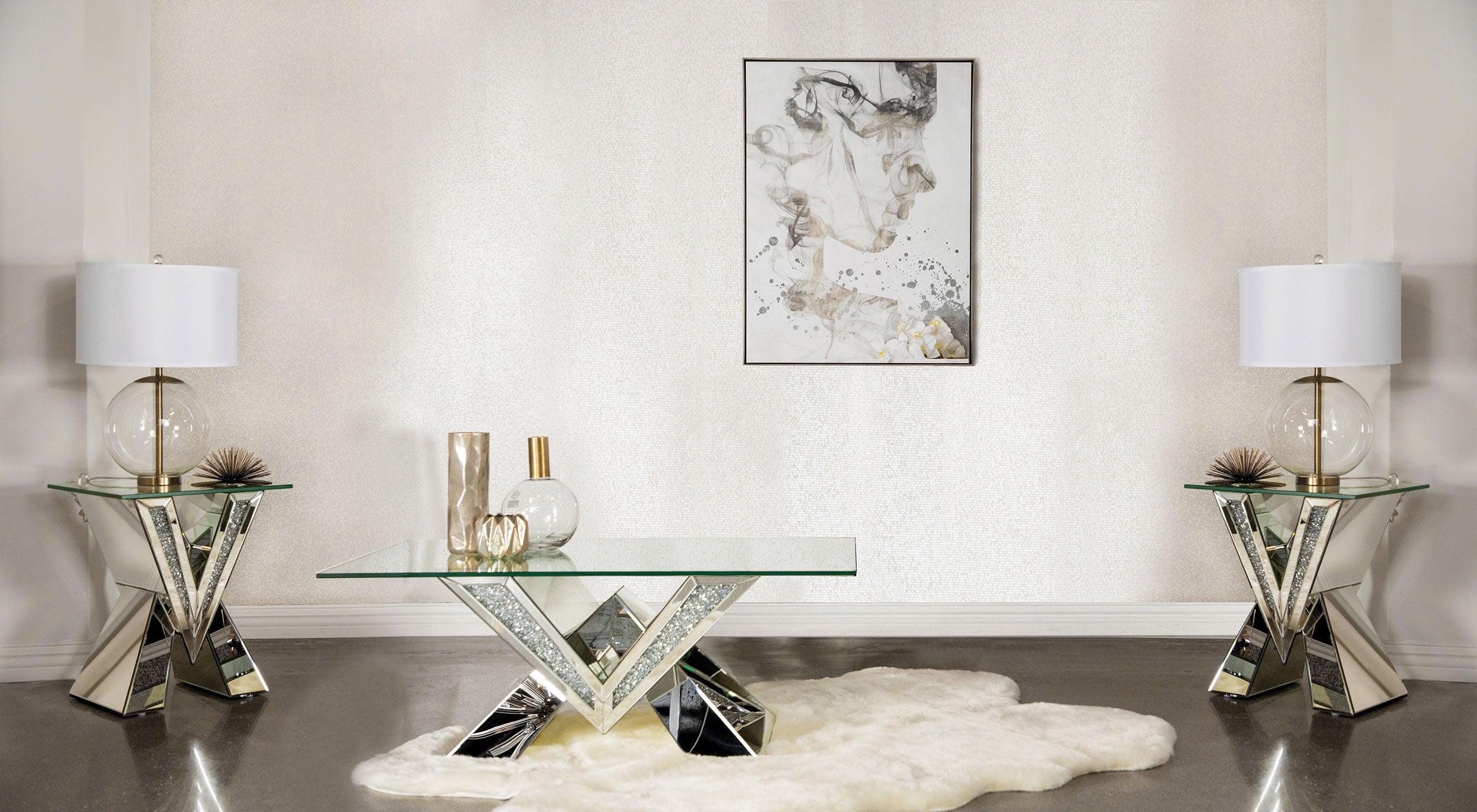 Taffeta Coffee Table Sets - Luxury Home Furniture (MI)