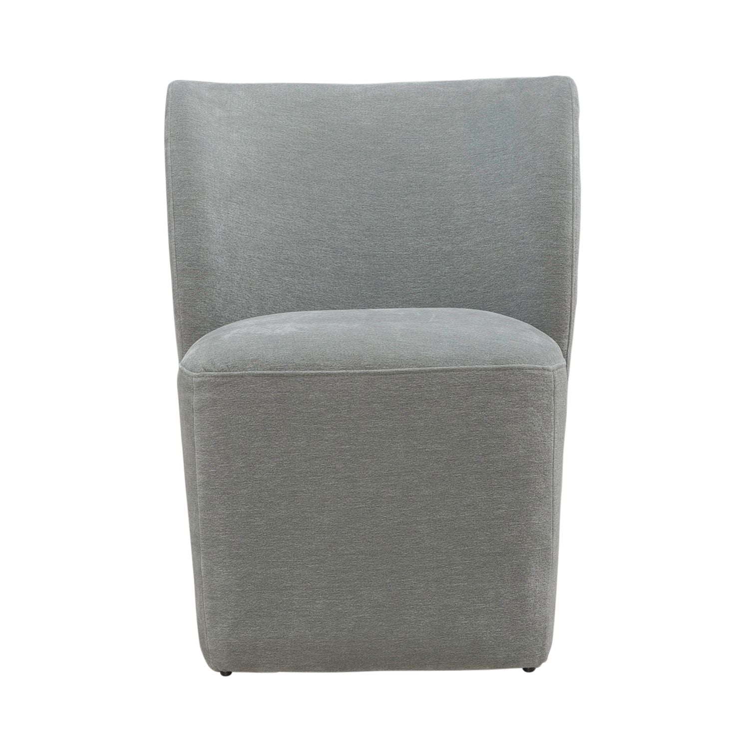 Accent Dining Accent Dining Chair w/ Casters - Sapphire