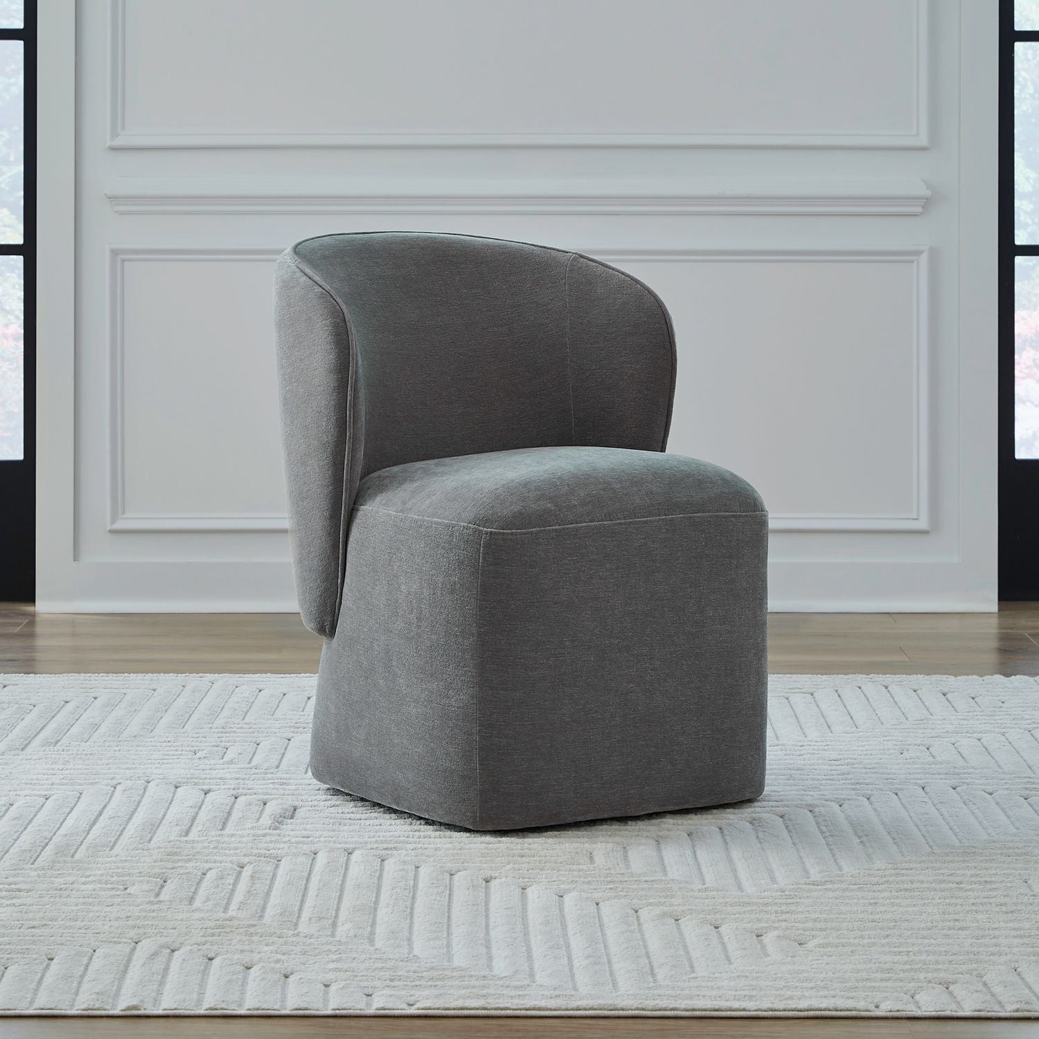 Accent Dining Accent Dining Chair w/ Casters - Sapphire image