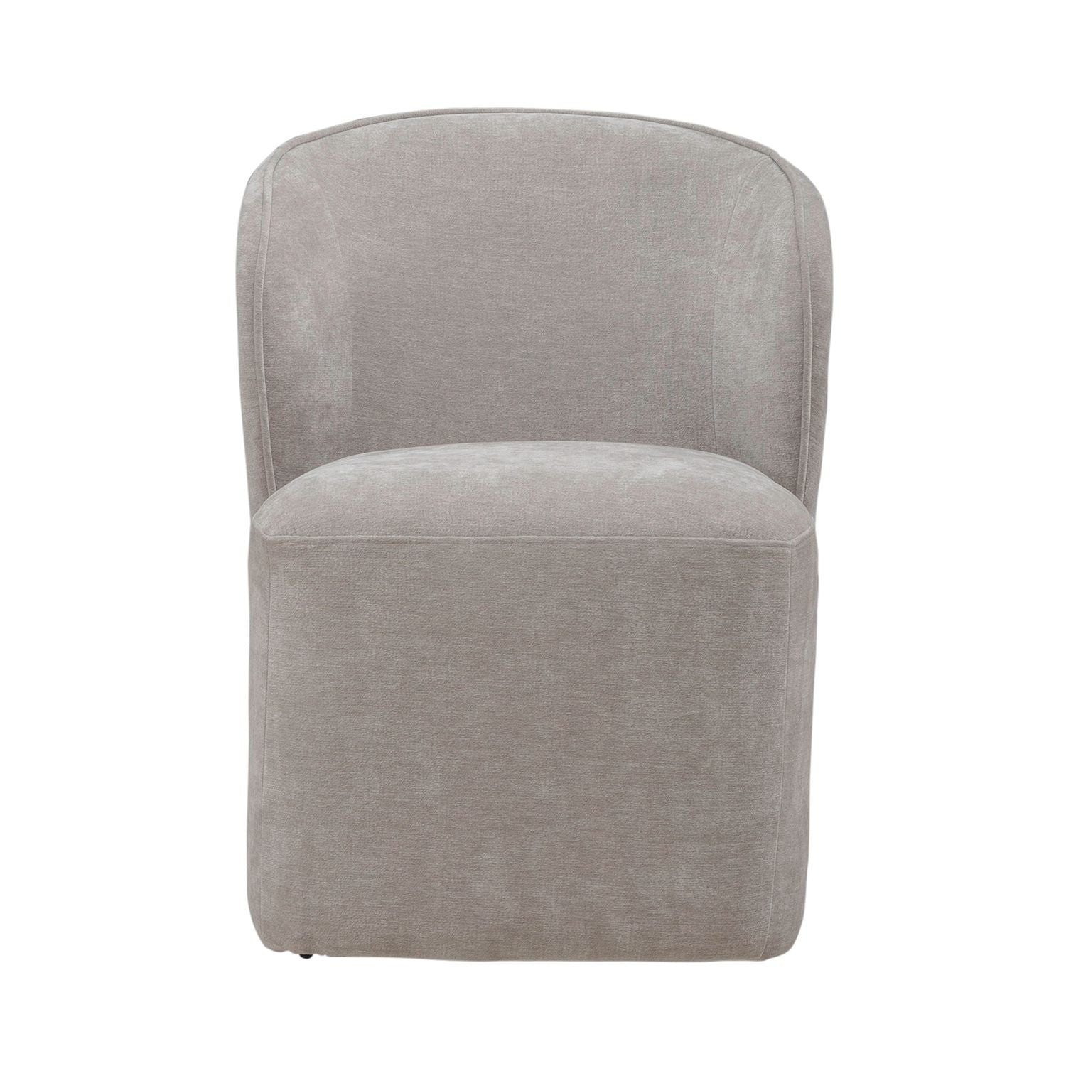 Accent Dining Accent Dining Chair w/ Casters - Truffle image