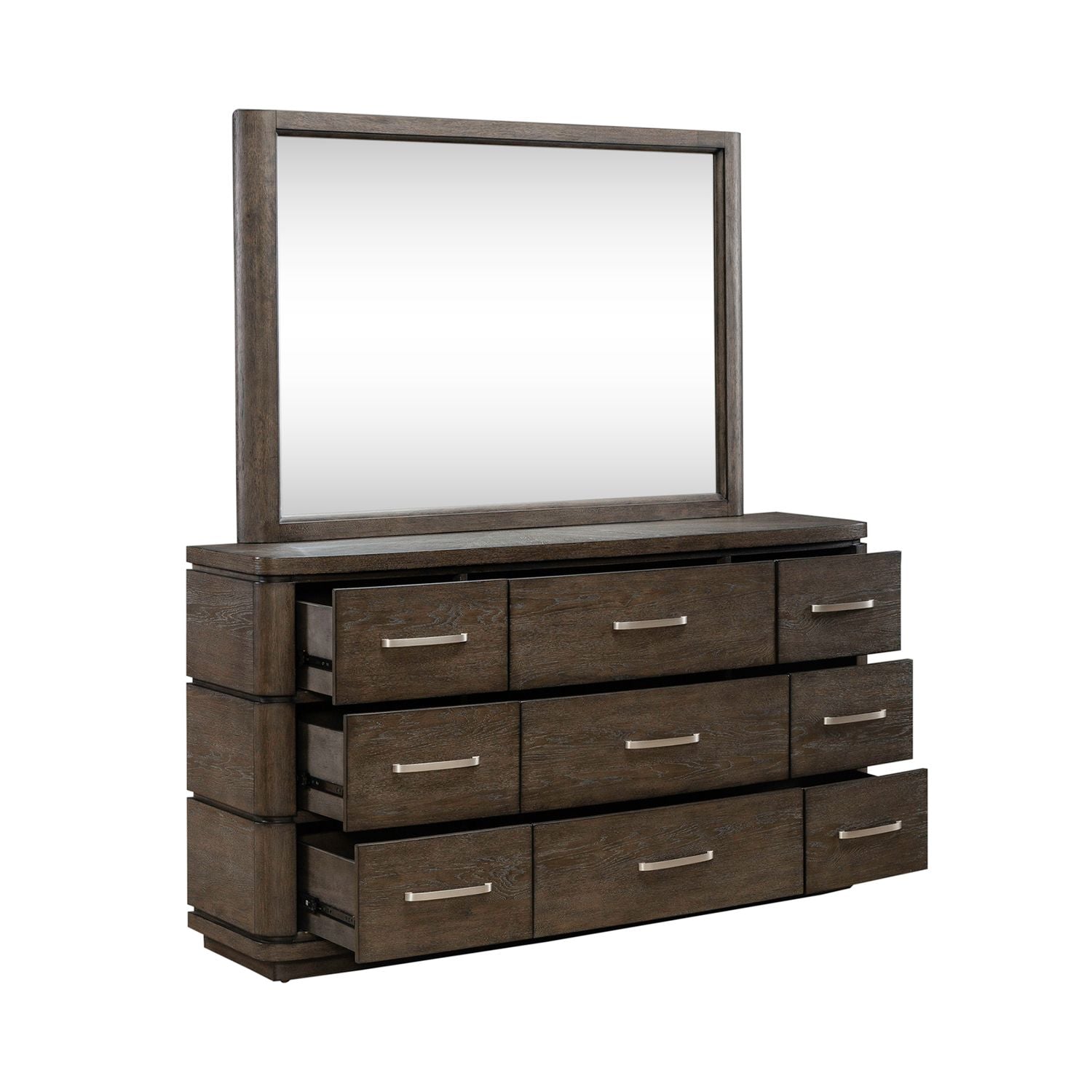 Cascade Falls Dresser & Mirror - Luxury Home Furniture (MI)