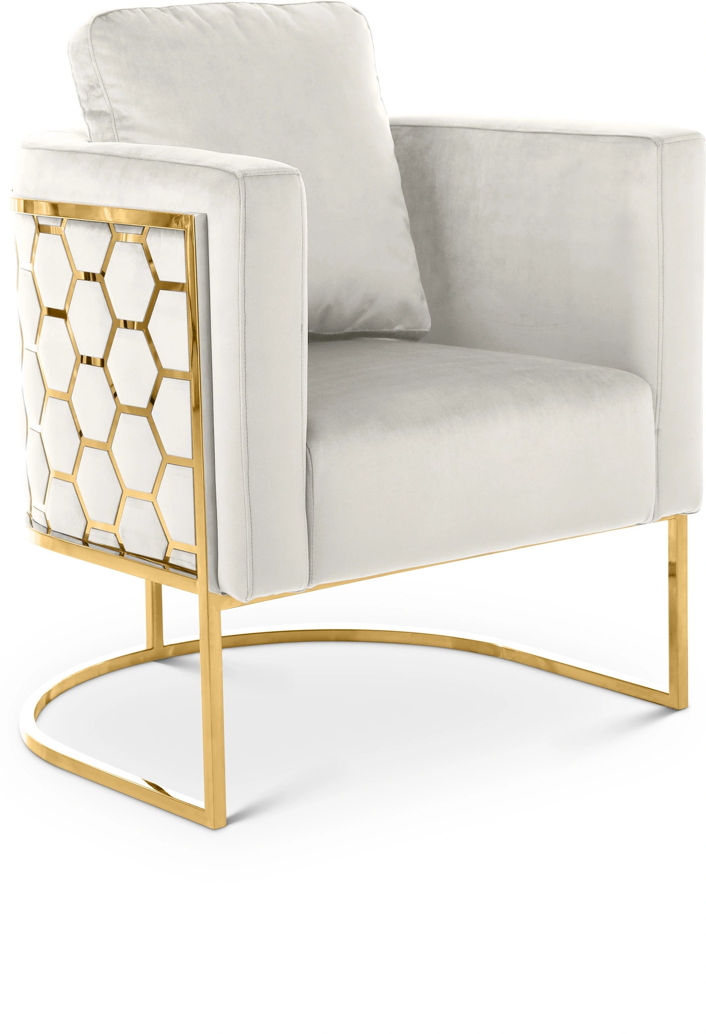 Casa Cream Velvet Chair