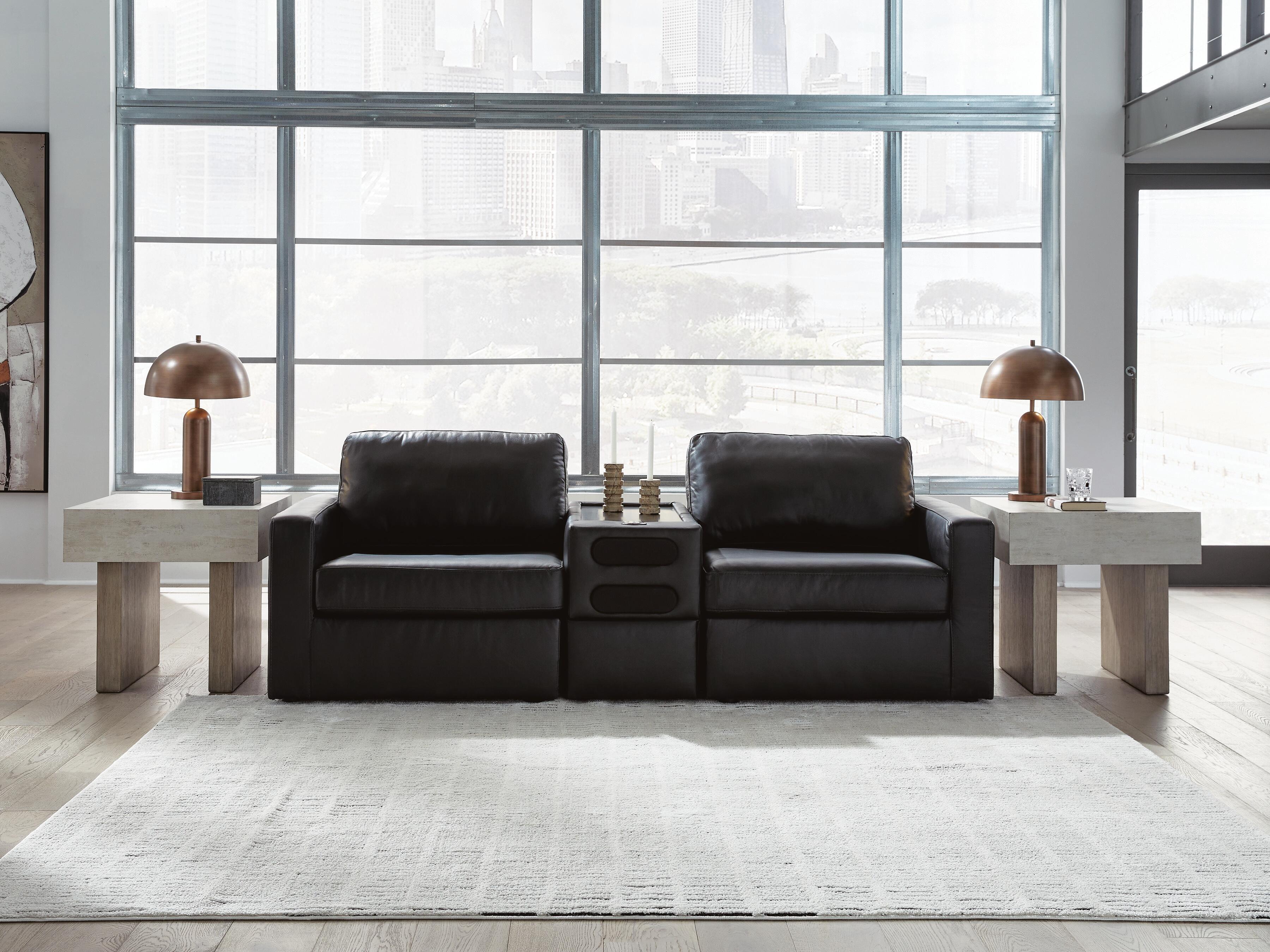 Modmax II Sectional Loveseat with Audio Console - Luxury Home Furniture (MI)