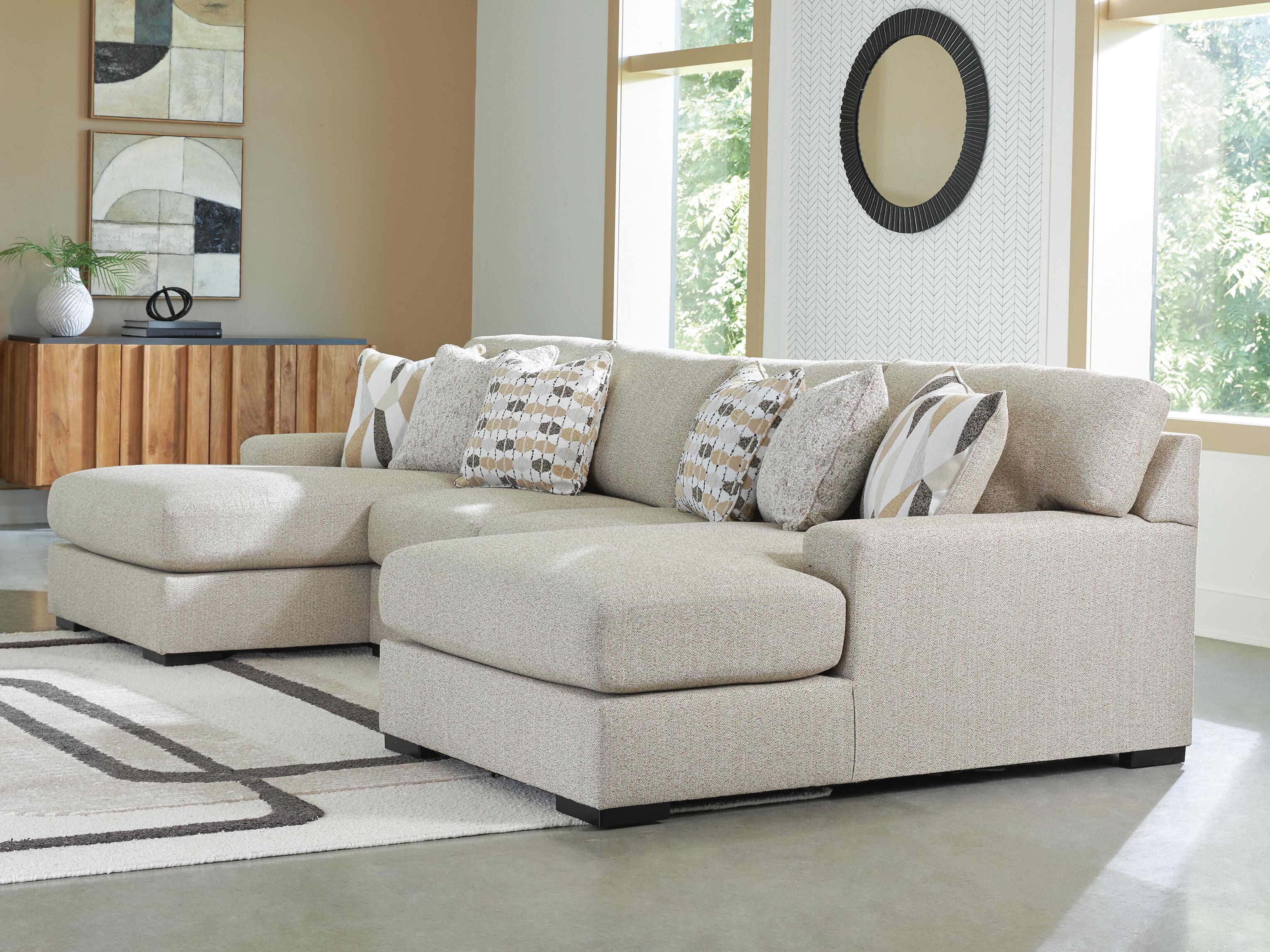 Laurelgrove Double Chaise Sectional - Luxury Home Furniture (MI)