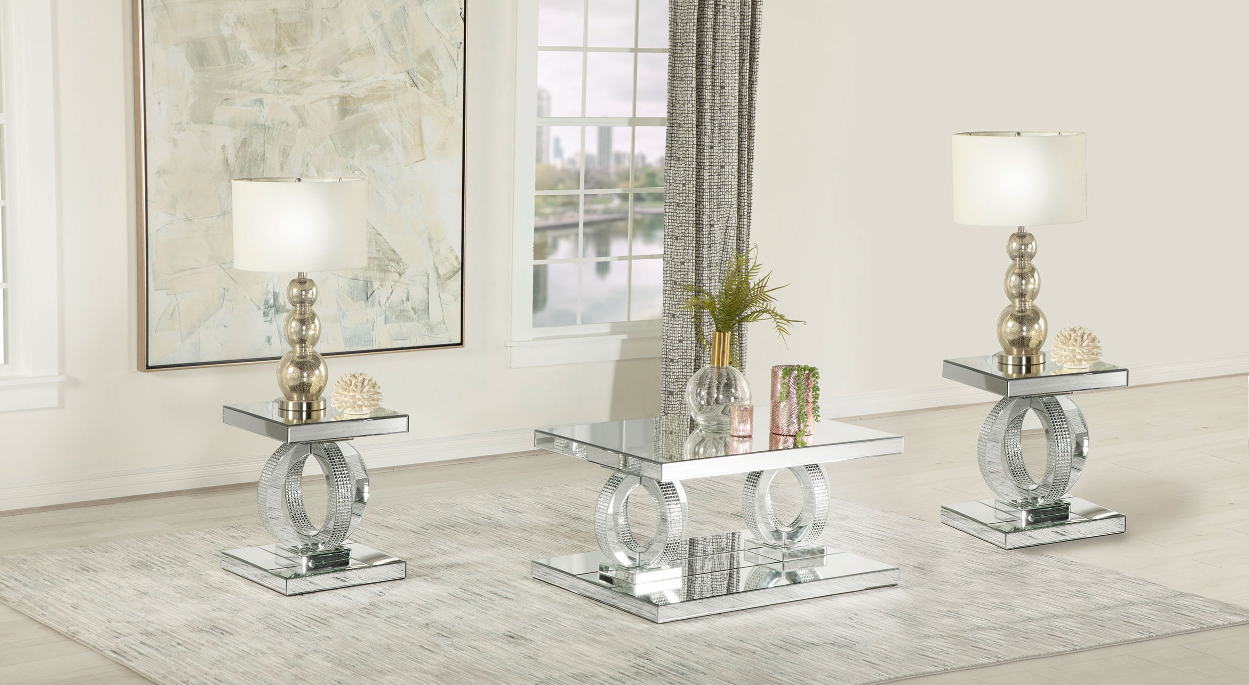 Breena Coffee Table Sets - Luxury Home Furniture (MI)