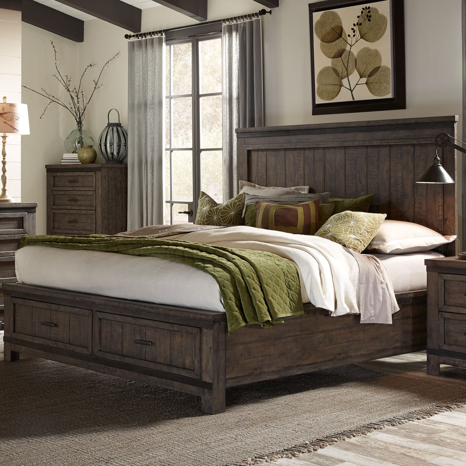 Thornwood Hills King Storage Bed image