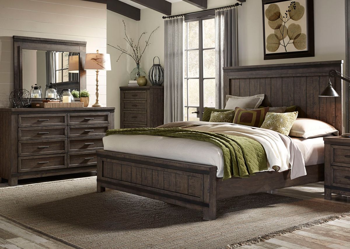 Liberty Thornwood Hills Drawer Dresser in Rock Beaten Gray - Luxury Home Furniture (MI)