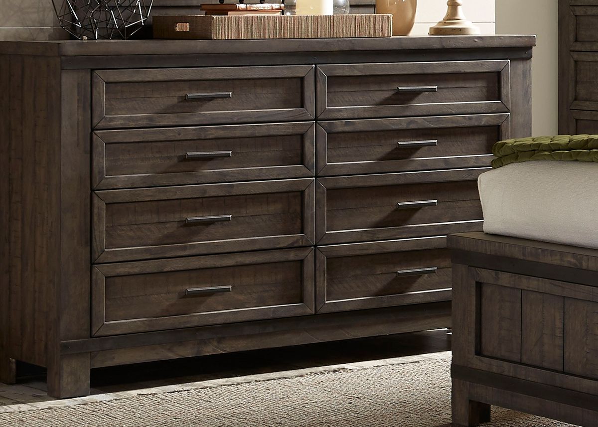 Liberty Thornwood Hills Drawer Dresser in Rock Beaten Gray - Luxury Home Furniture (MI)