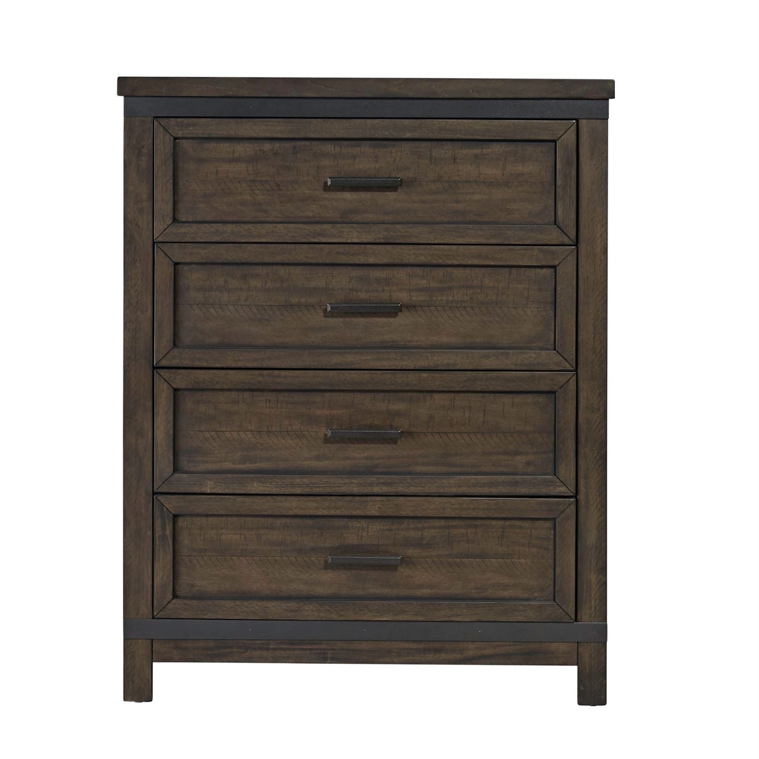 Thornwood Hills 4 Drawer Chest in Rock Beaten Gray - Luxury Home Furniture (MI)