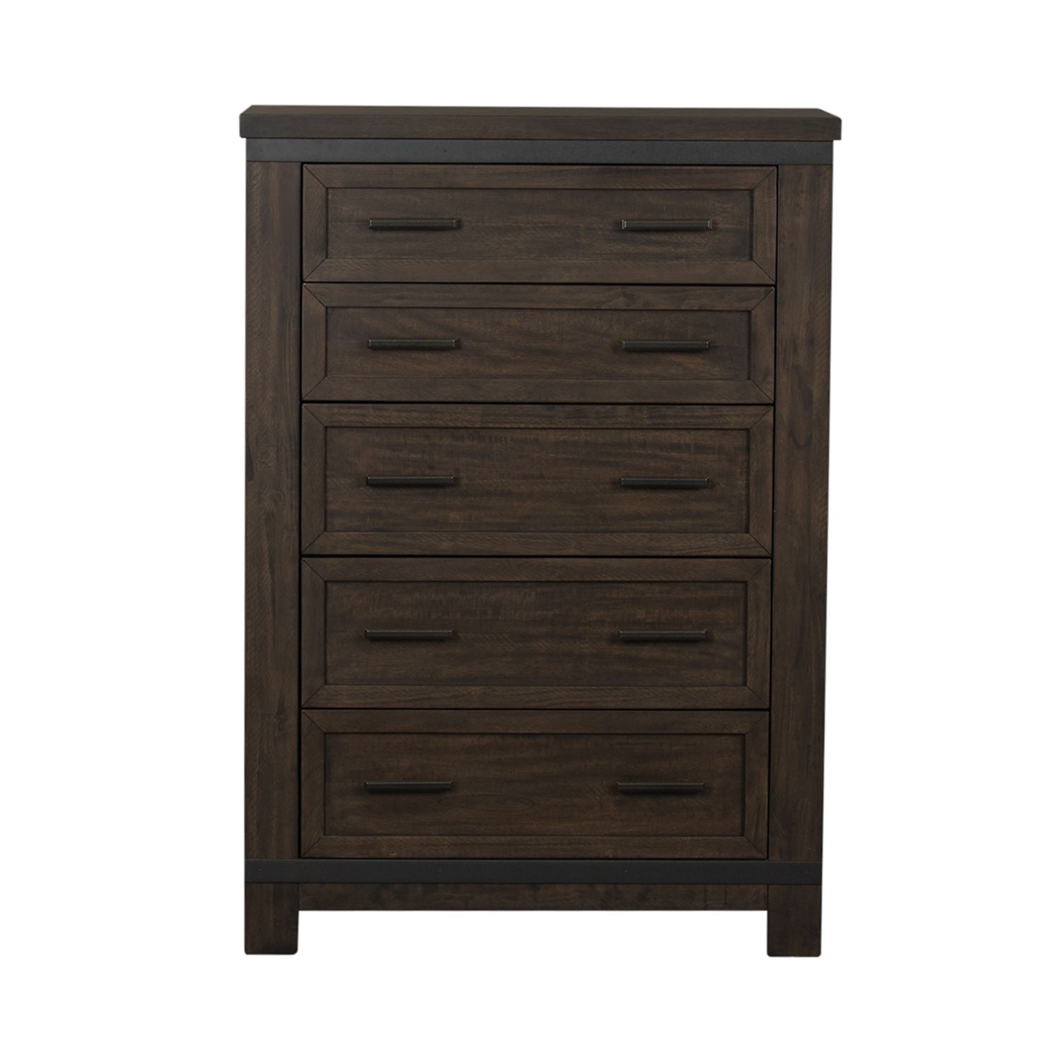 Thornwood Hills 5-Drawer Chest in Rock Beaten Gray - Luxury Home Furniture (MI)