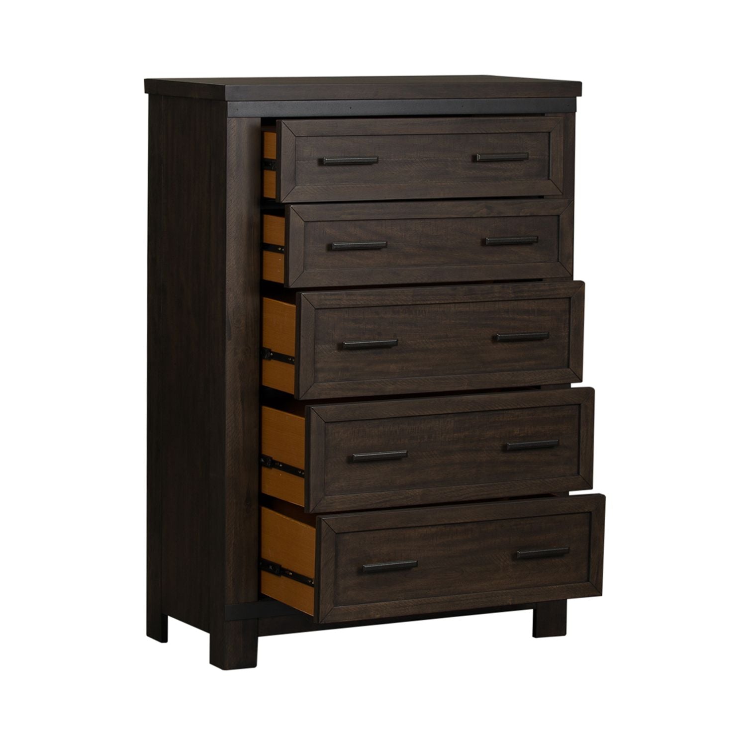 Thornwood Hills 5-Drawer Chest in Rock Beaten Gray - Luxury Home Furniture (MI)