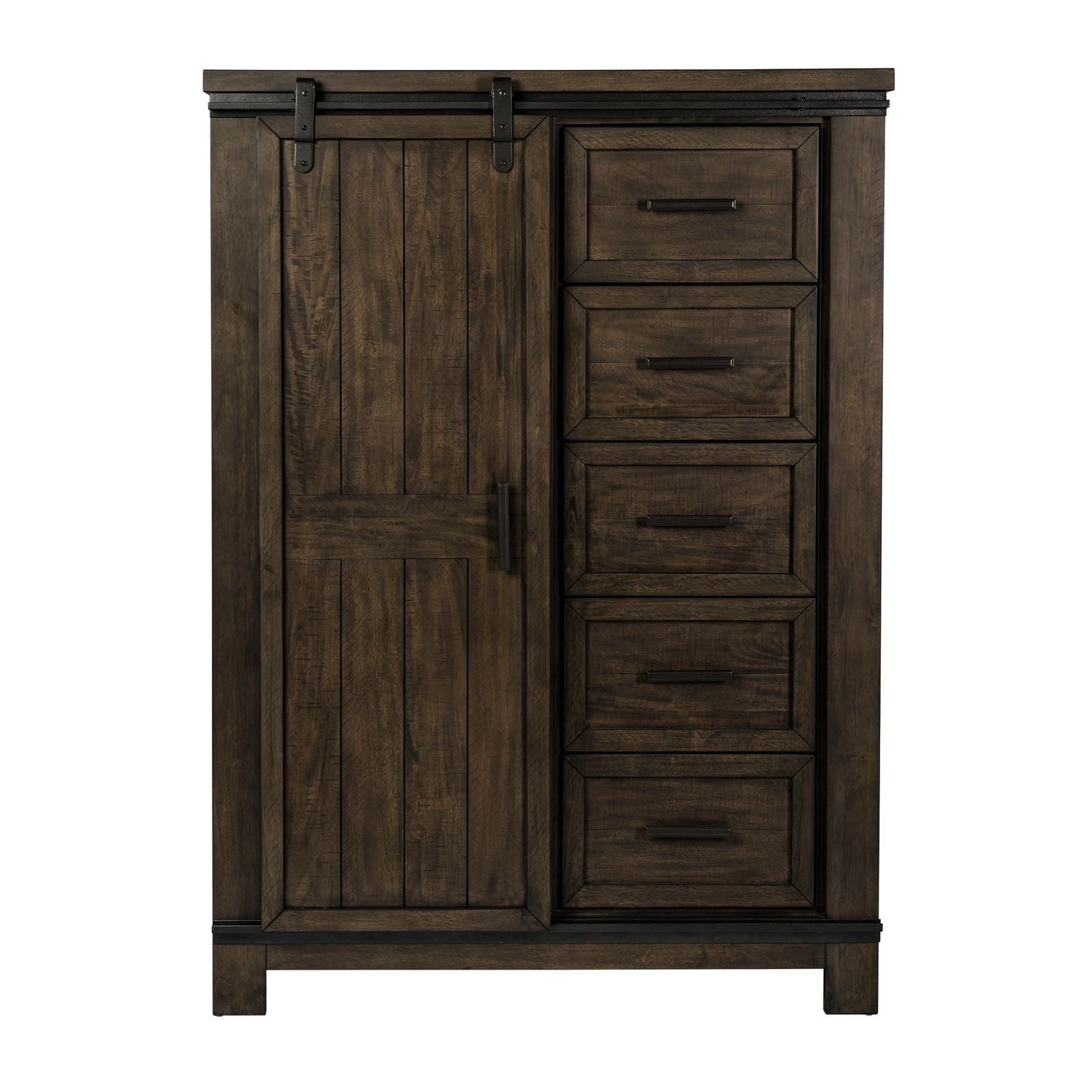 Thornwood Hills Sliding Door Chest in Rock Beaten Gray image