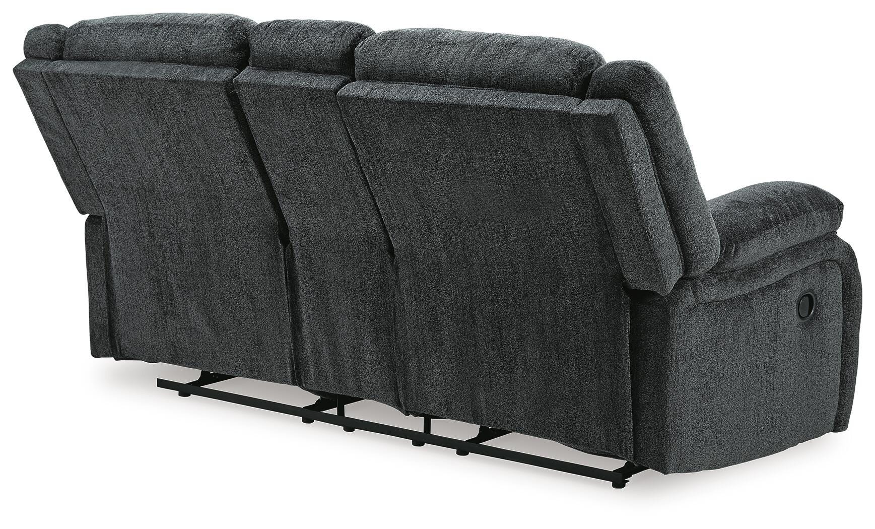 Draycoll Reclining Loveseat with Console - Luxury Home Furniture (MI)