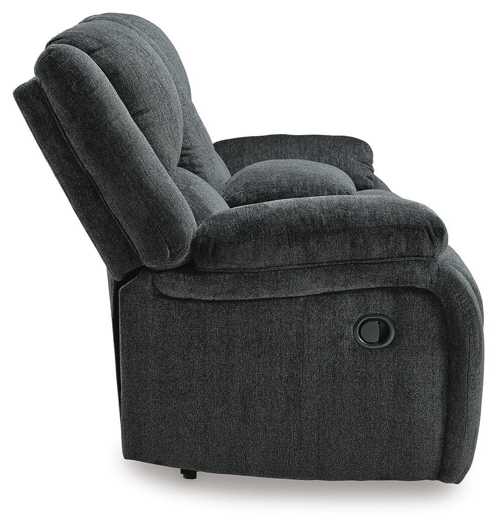 Draycoll Reclining Loveseat with Console - Luxury Home Furniture (MI)