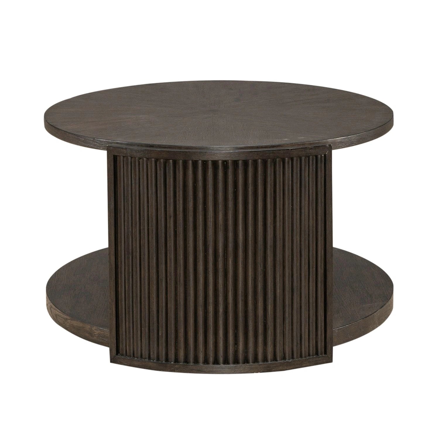 City View Oval Cocktail Table in Coffee Bean image
