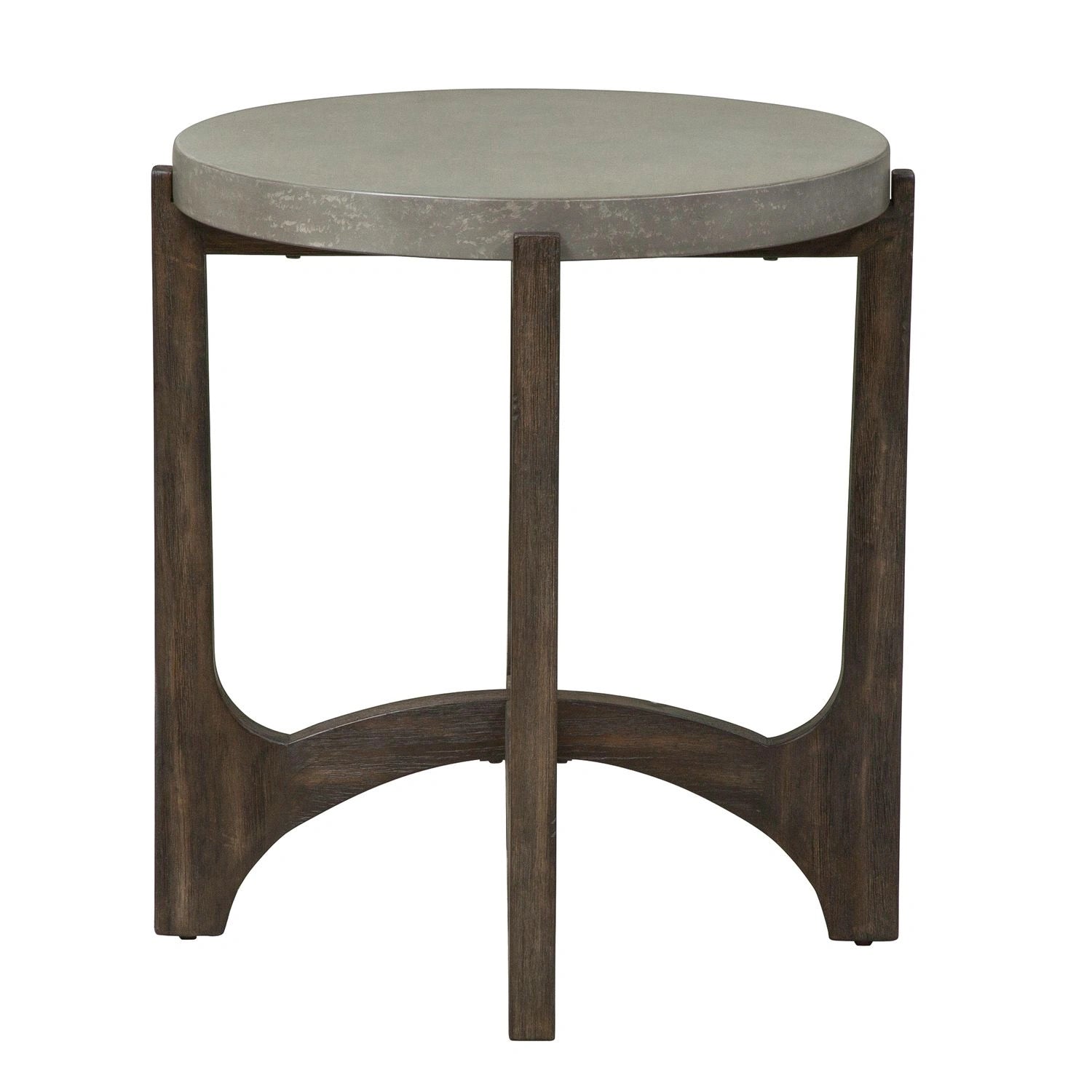 Cascade End Table in Wire Brush Rustic Brown image