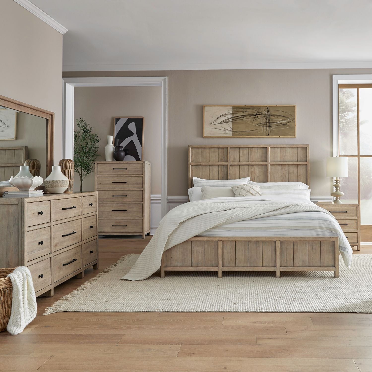 night stand and dresser set Proximity Place King Panel Bed, Dresser & Mirror, Chest, Night Stand