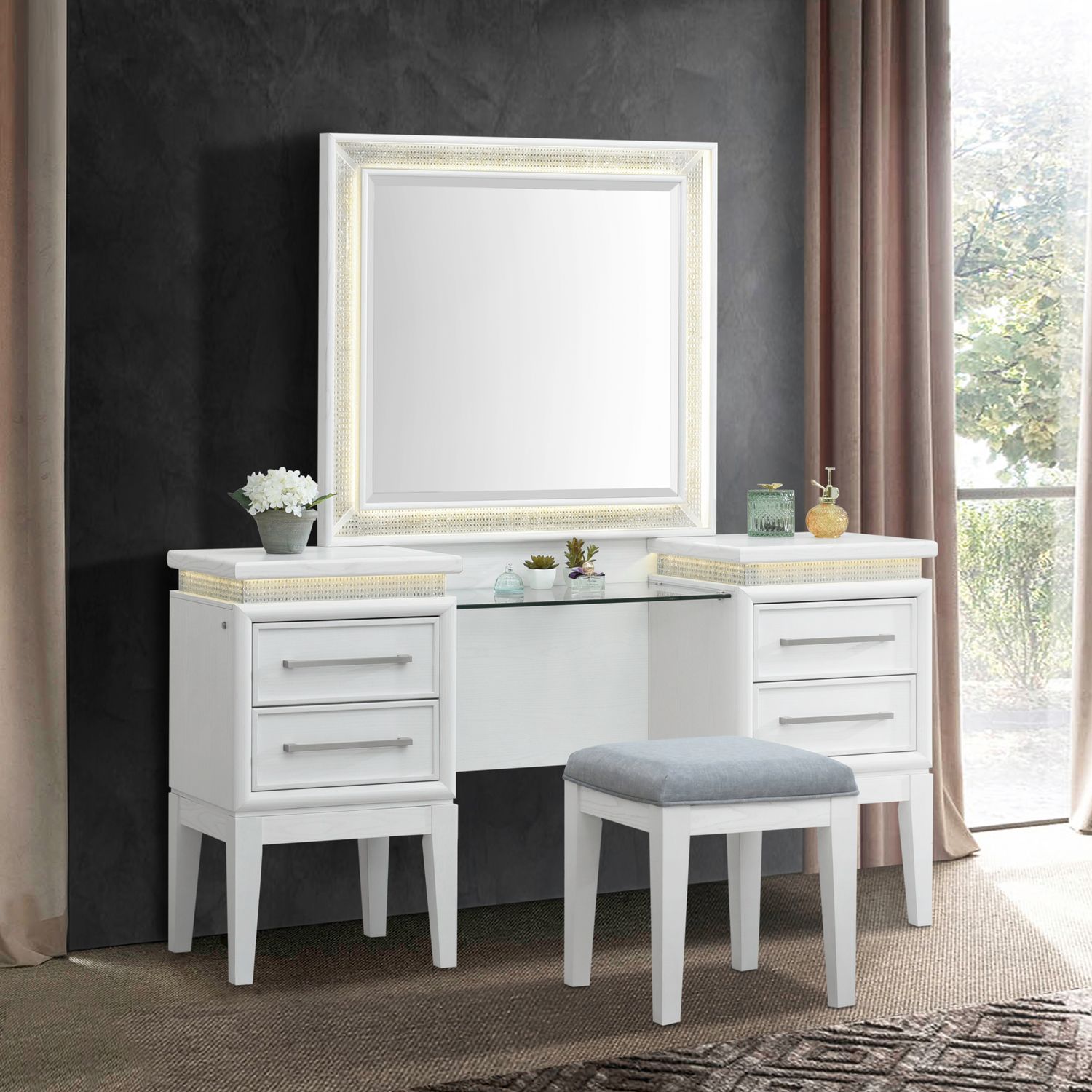 Reflections 3 Piece Vanity Set image