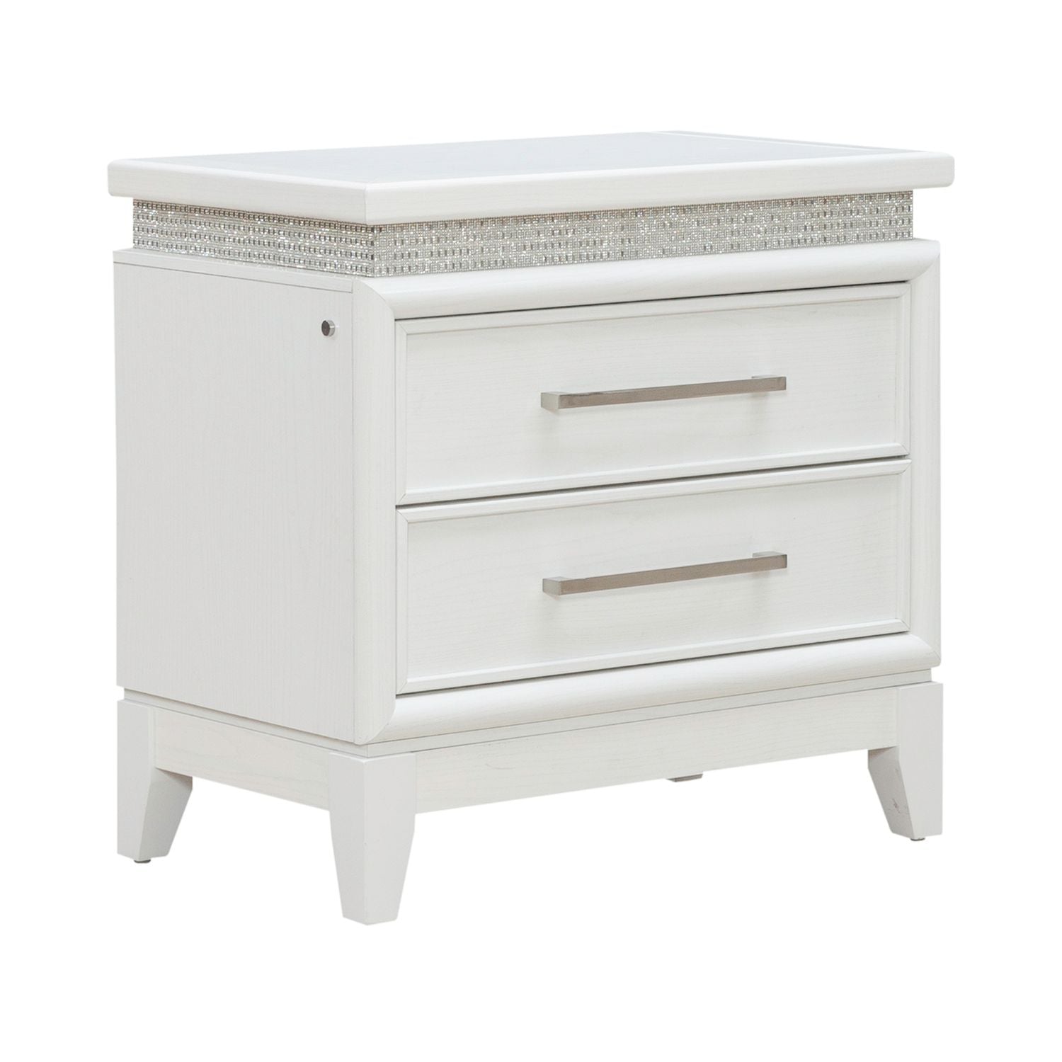 Reflections Nightstand w/ Lights and Charging Station image