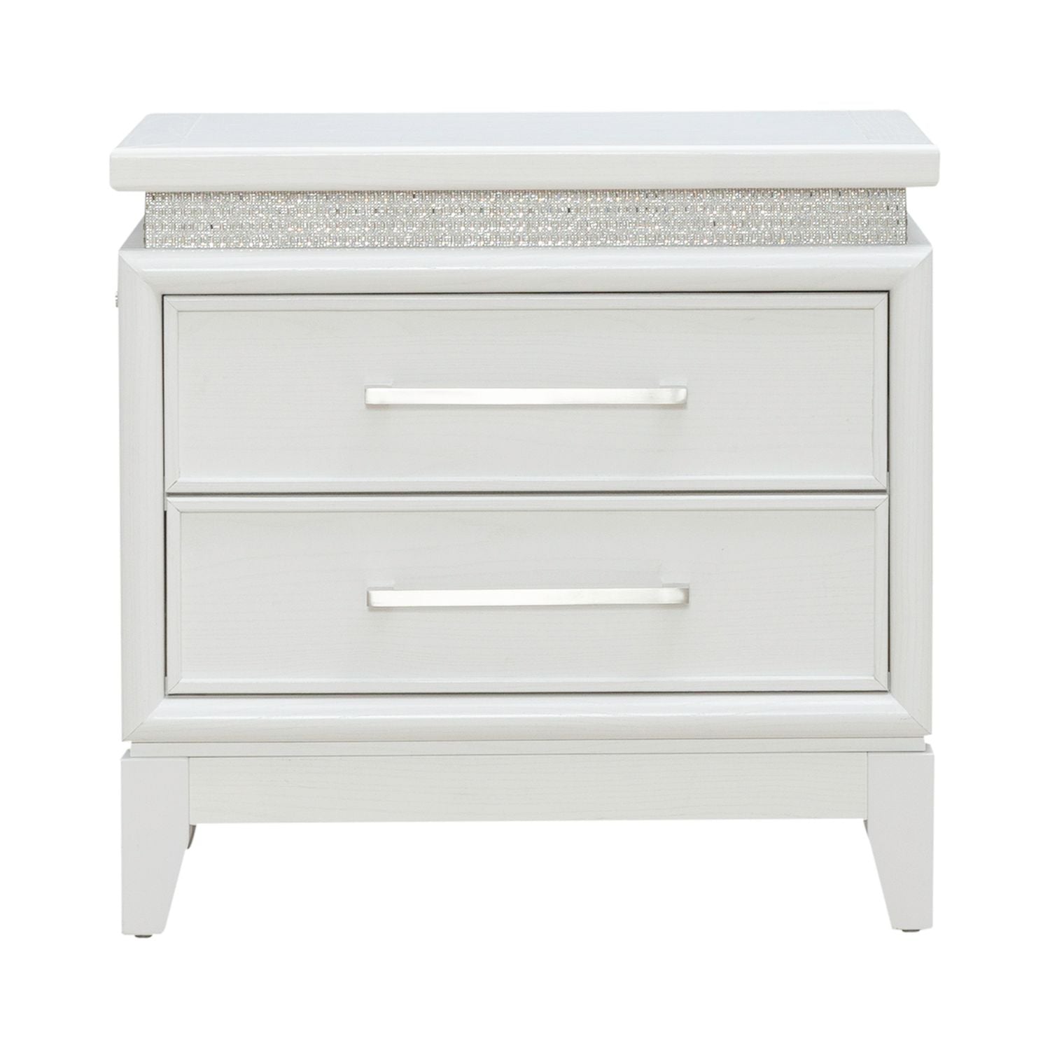 Reflections Nightstand w/ Lights and Charging Station image