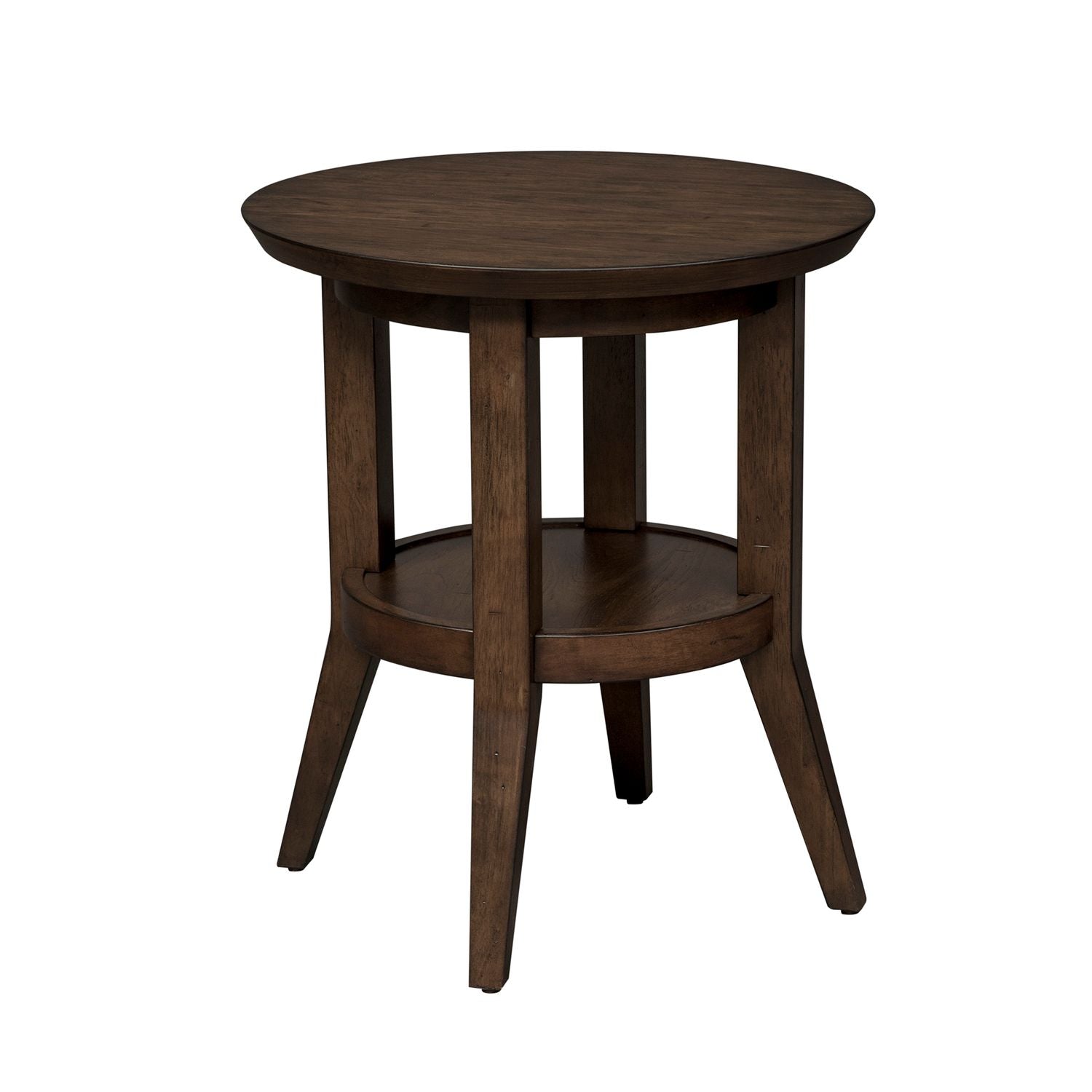 Ventura Blvd Round End Table in Bronze - Luxury Home Furniture (MI)