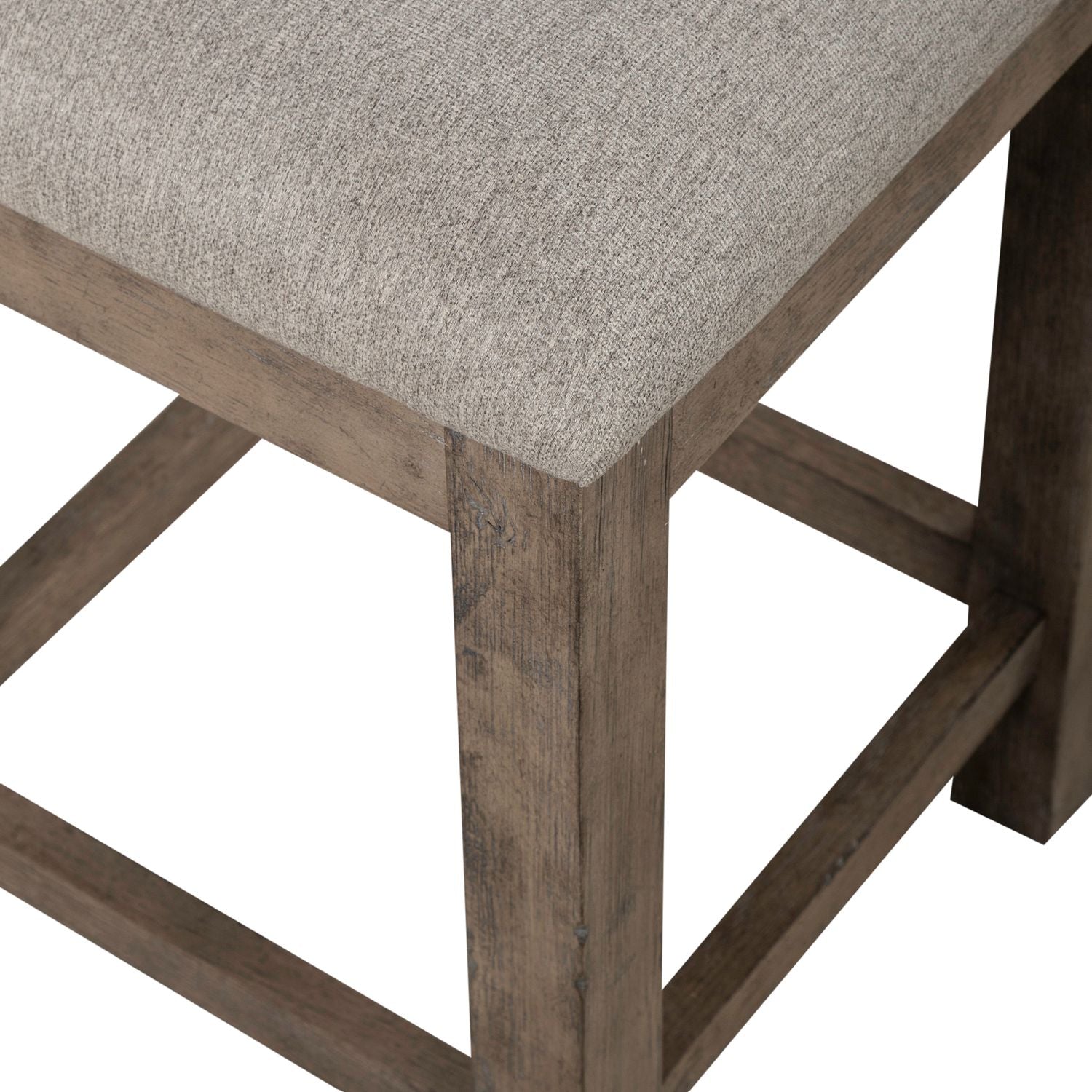 Bartlett Field Upholstered Console Stool in Dusty Taupe - Luxury Home Furniture (MI)