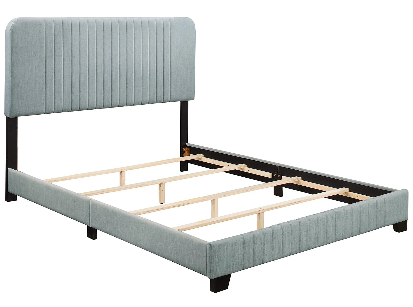 Pulaski ACH All-In-One Queen Channeled Bed in Blue