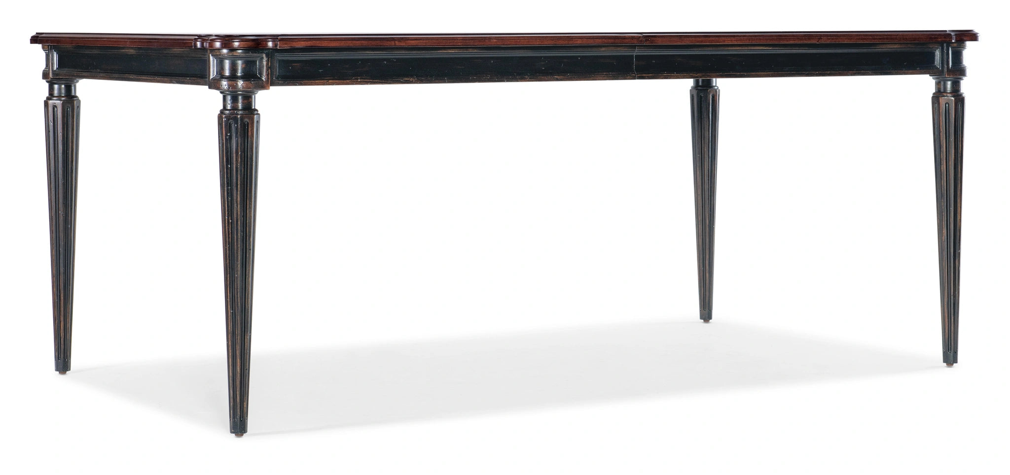 Charleston Rectangle Leg Dining Table w-2-22in leaves