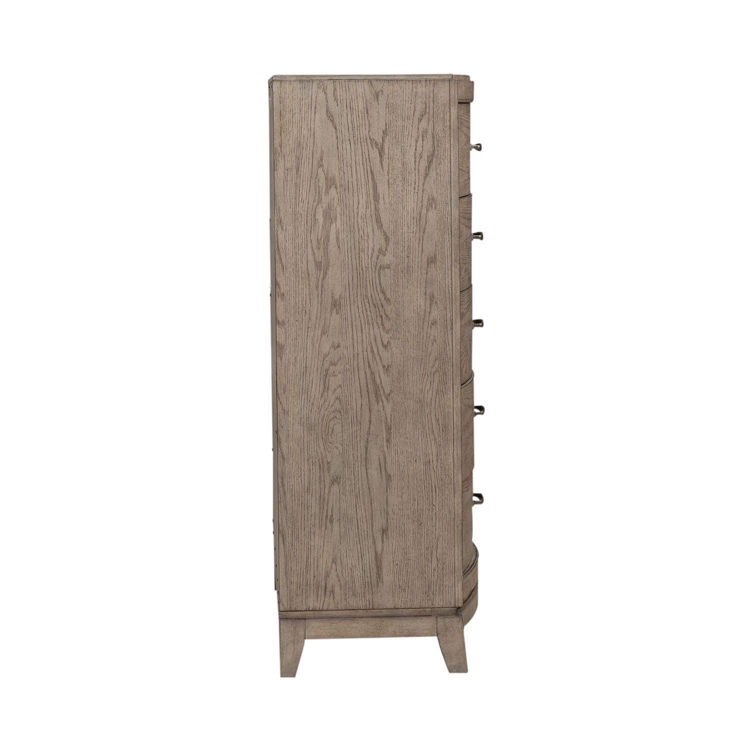 Avalon 5 Drawer Chest in Burnished Beige