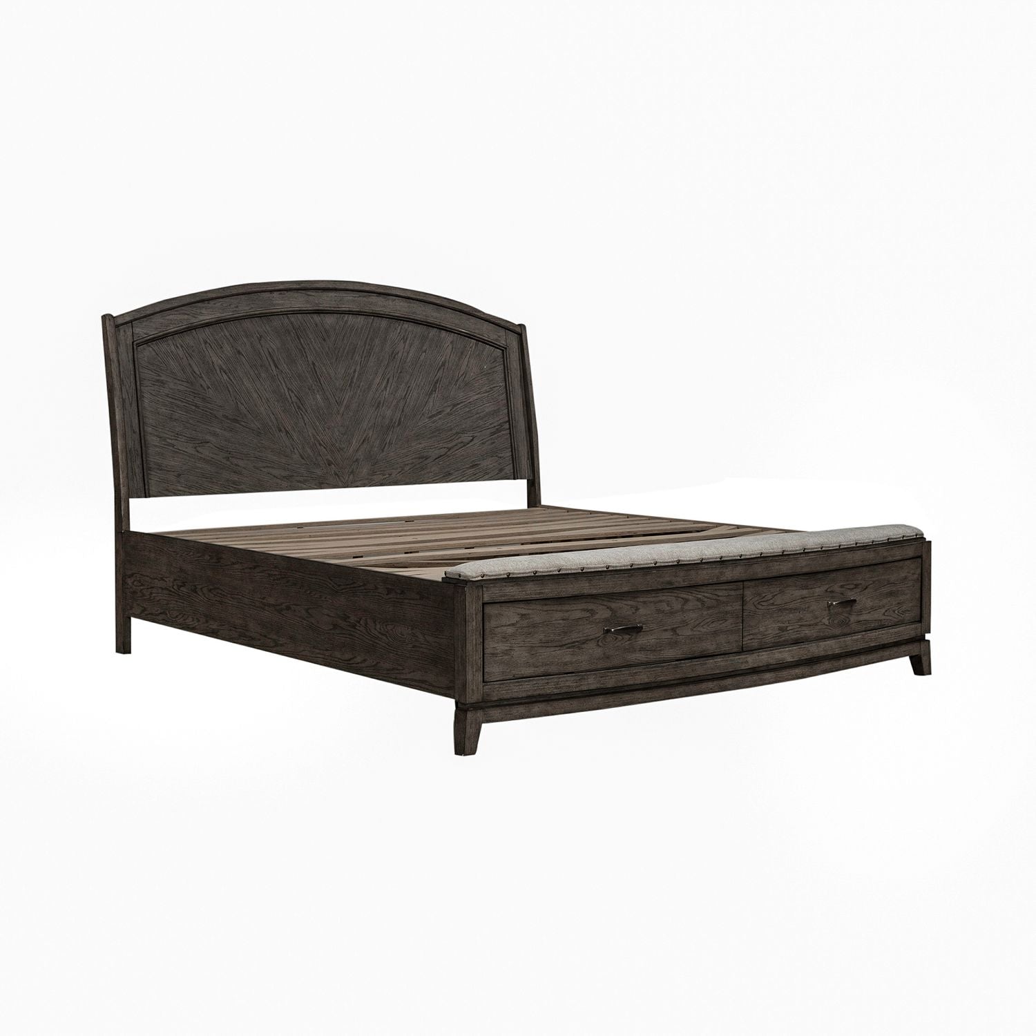 Avalon Queen Panel Storage Bed - Luxury Home Furniture (MI)