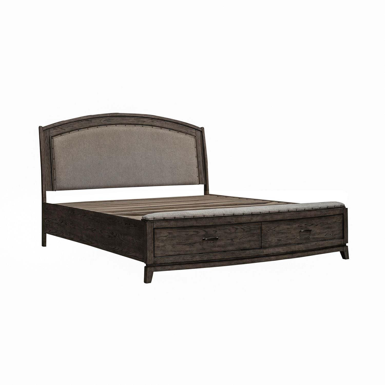 Avalon Queen Uph Storage Bed - Luxury Home Furniture (MI)