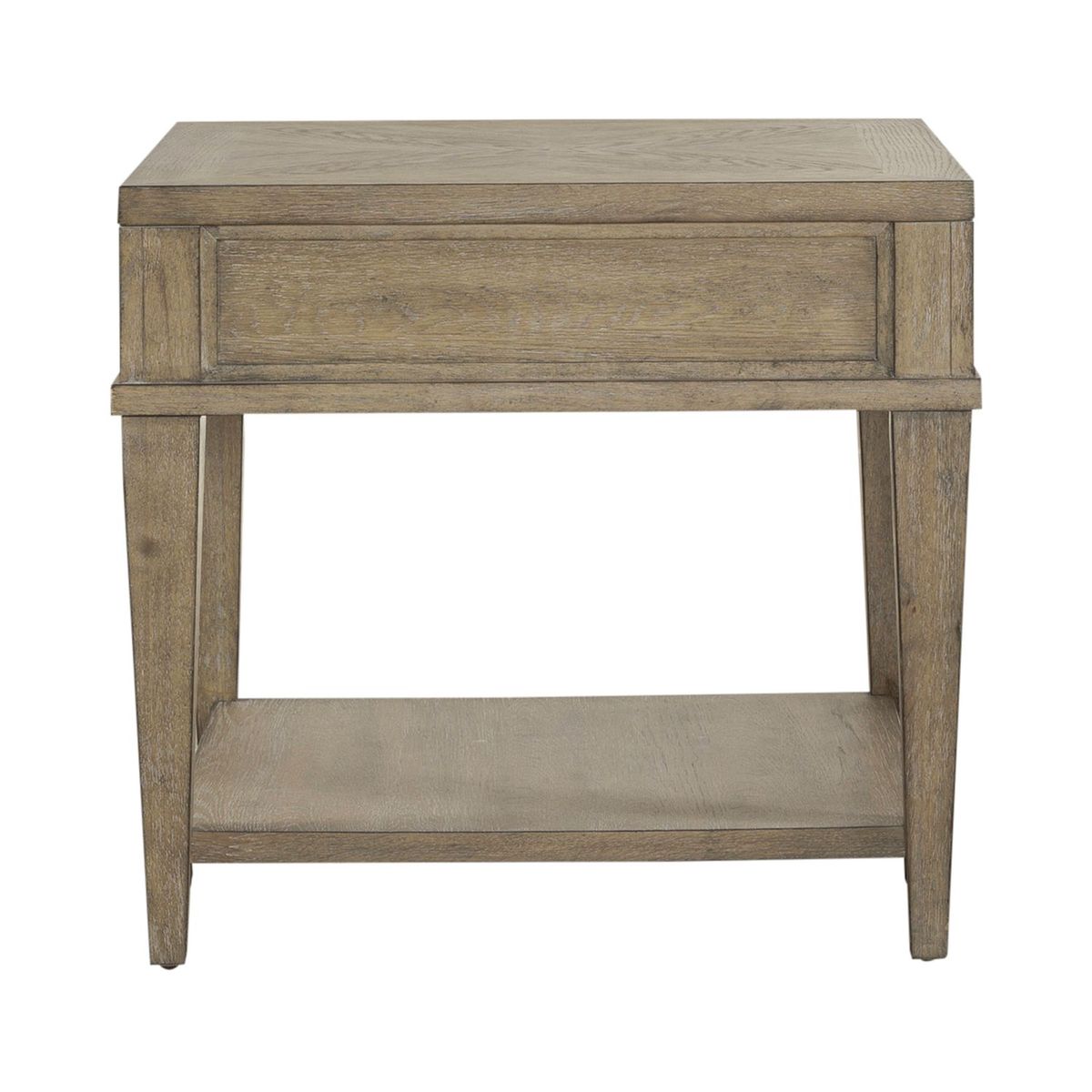 Liberty Furniture Devonshire End Table in Weathered Sandstone - Luxury Home Furniture (MI)